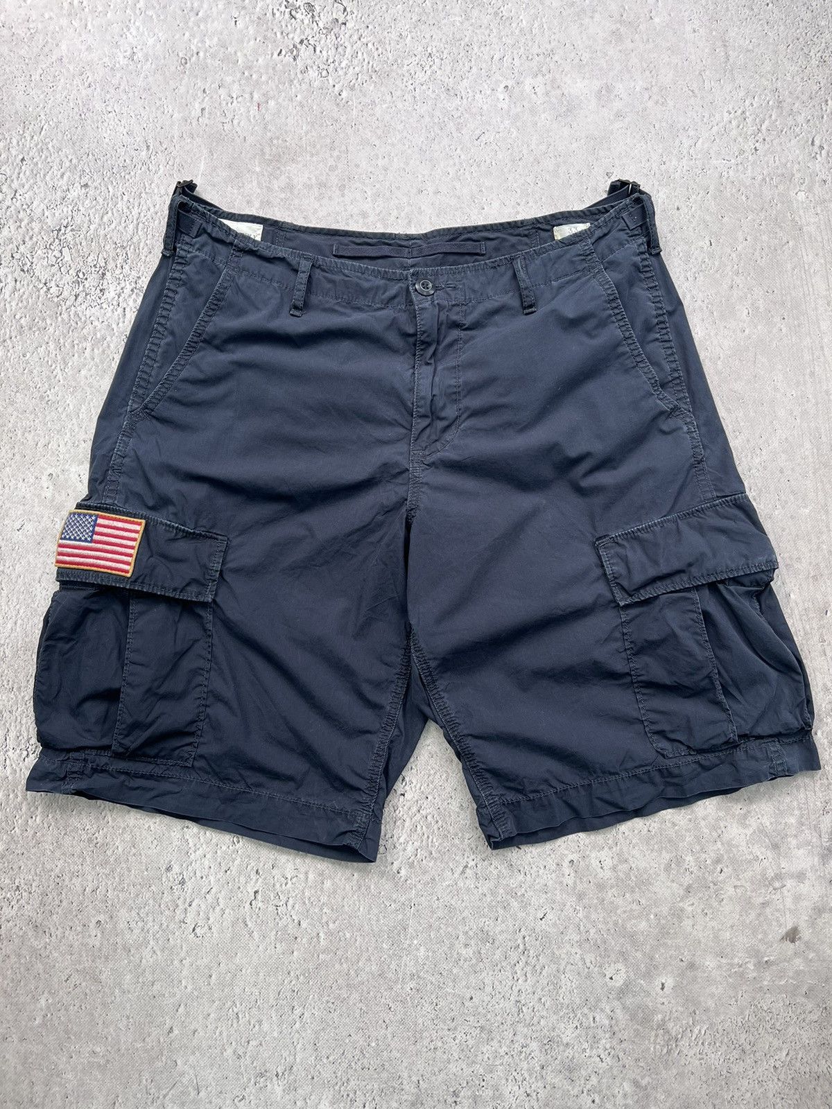 Polo Ralph Lauren Vintage cargo denim supply Ralph Lauren cargo shorts Size US 33 - 1 Thumbnail