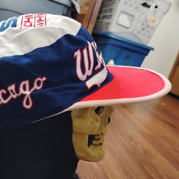 Other Vintage 80s Twins Chicago White Sox Painter's Hat Cap Size ONE SIZE - 7 Thumbnail