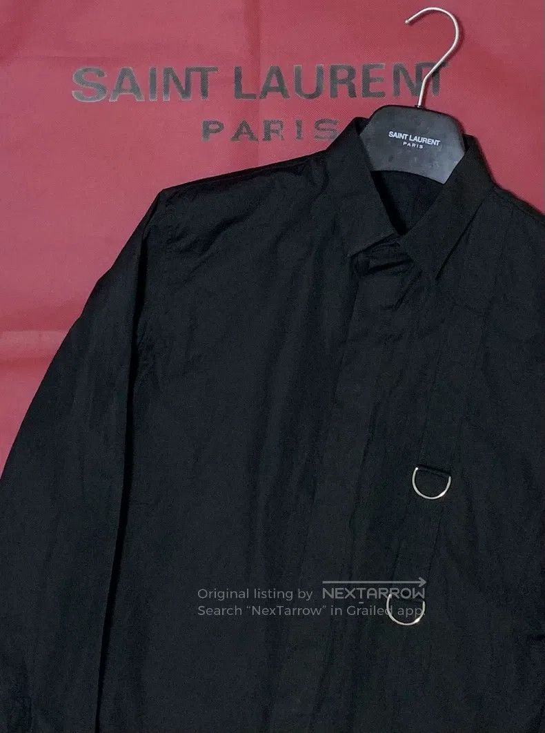 Dior Dior Size 39 Black Chest Iron Ring Shirt i Size US L / EU 52-54 / 3 - 6 Thumbnail