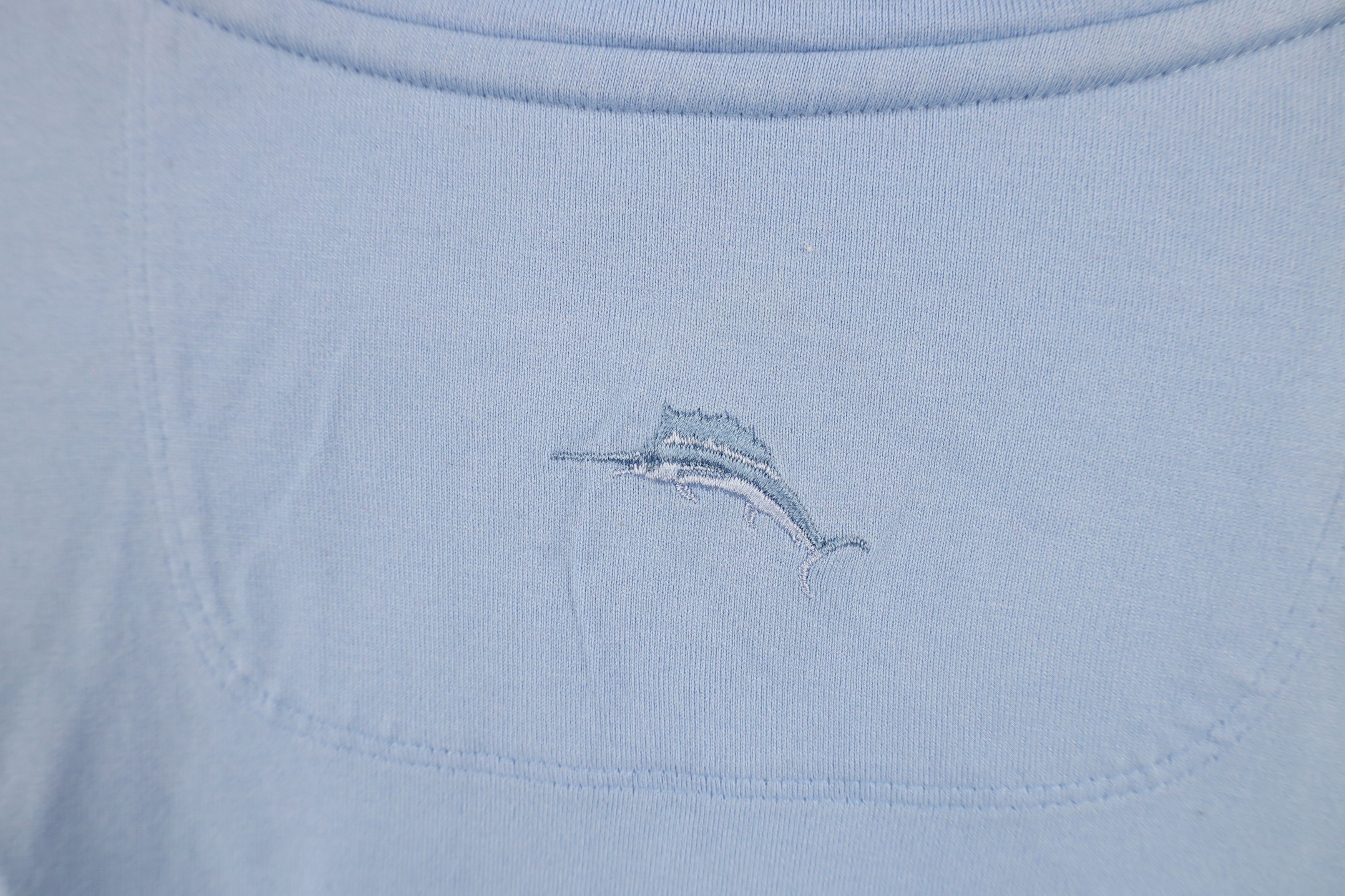 Tommy Bahama × Vintage Tommy Bahama Cotton Lightweight Half Zip Pullover Jacket Size US XL / EU 56 / 4 - 8 Thumbnail