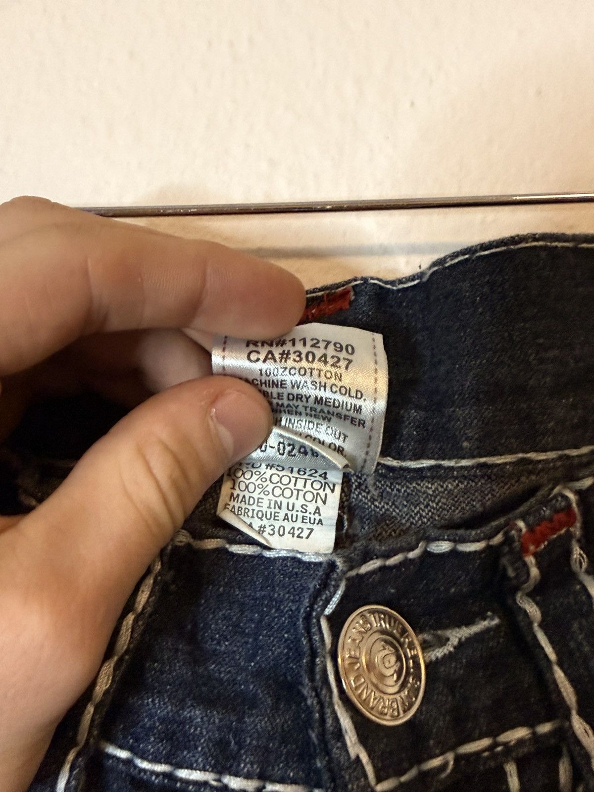 True Religion Vintage Y2K True Religion Joey Super T Jeans / World Tour Size US 32 / EU 48 - 7 Thumbnail
