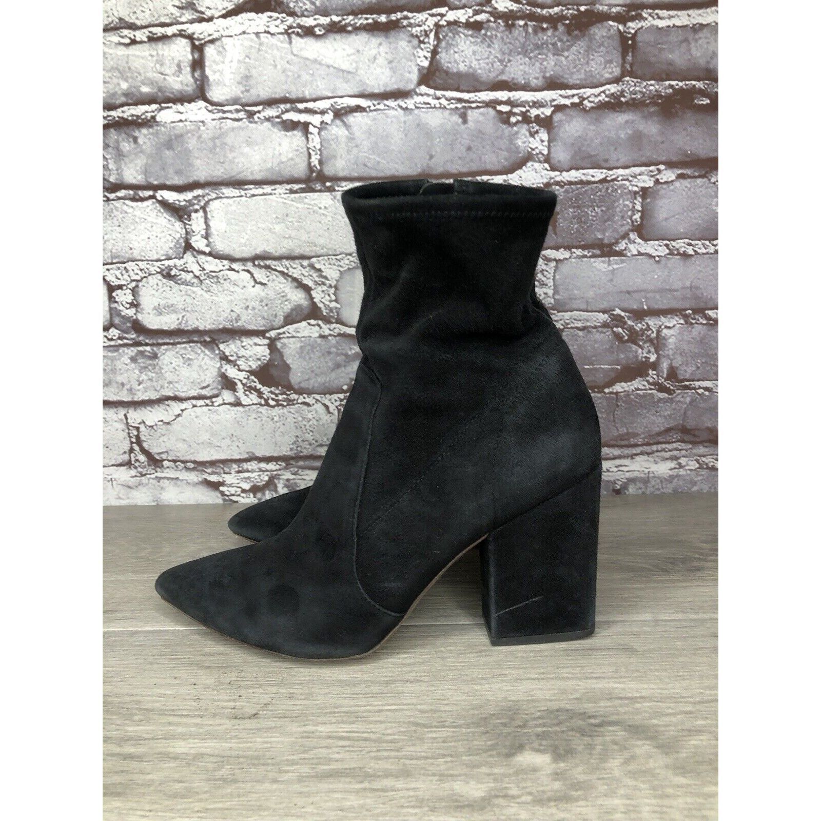 Loeffler Randall Loeffler Randall Isla Black Suede Leather Ankle Booties Boot Size US 7 / IT 37 - 13 Thumbnail