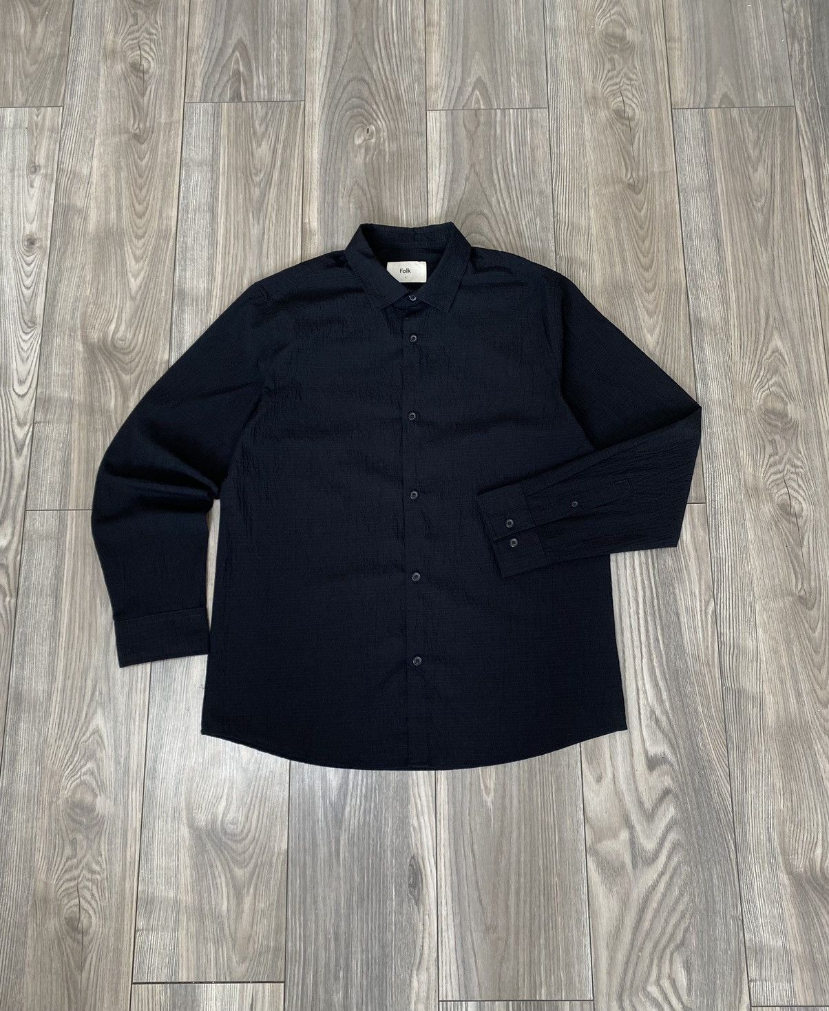 Folk Folk Button’s Shirt Men’s Long Sleeve Black Size L Size US L / EU 52-54 / 3 - 1 Thumbnail