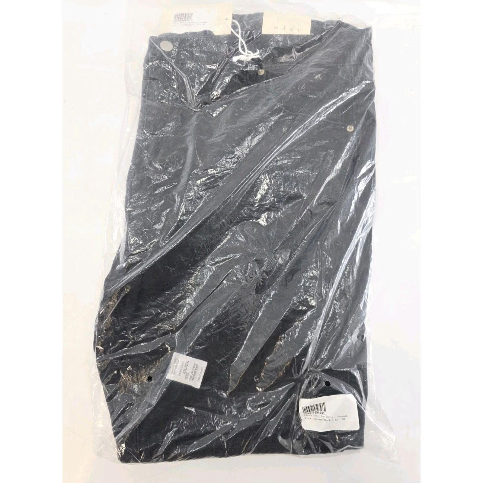 MNML mnml Men's Jeans - Every Day Denim - Straight - 42x30 - Black - 5-Pocket - Cotton Polyester - Regular - NWT Size US 42 / EU 58 - 2 Thumbnail