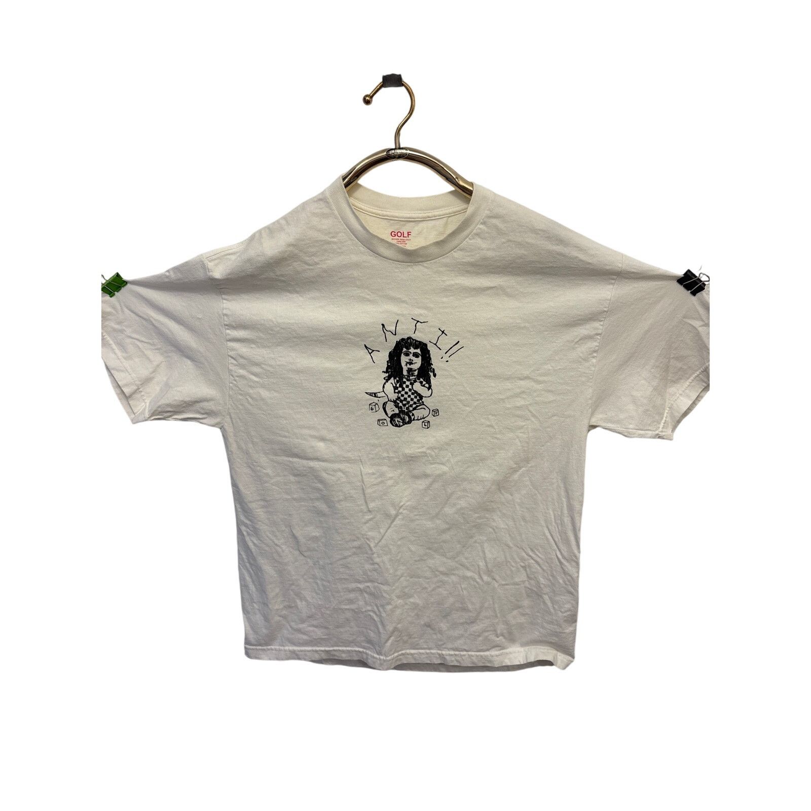 Golf Wang 2017 original Anti!! golf doll tee XL white shirt tyler xl Size US XL / EU 56 / 4 - 1 Thumbnail