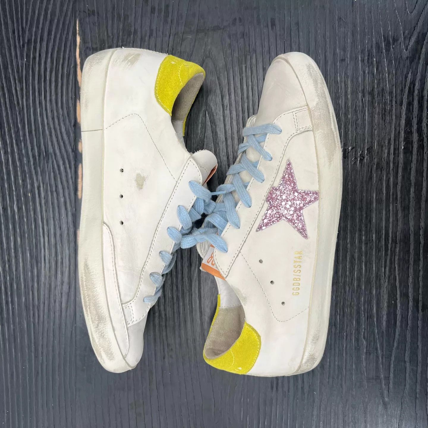 Golden Goose Golden Goose Blue Pink Superstar 40 Like New w/ Box Size US 7 / EU 40 - 4 Thumbnail