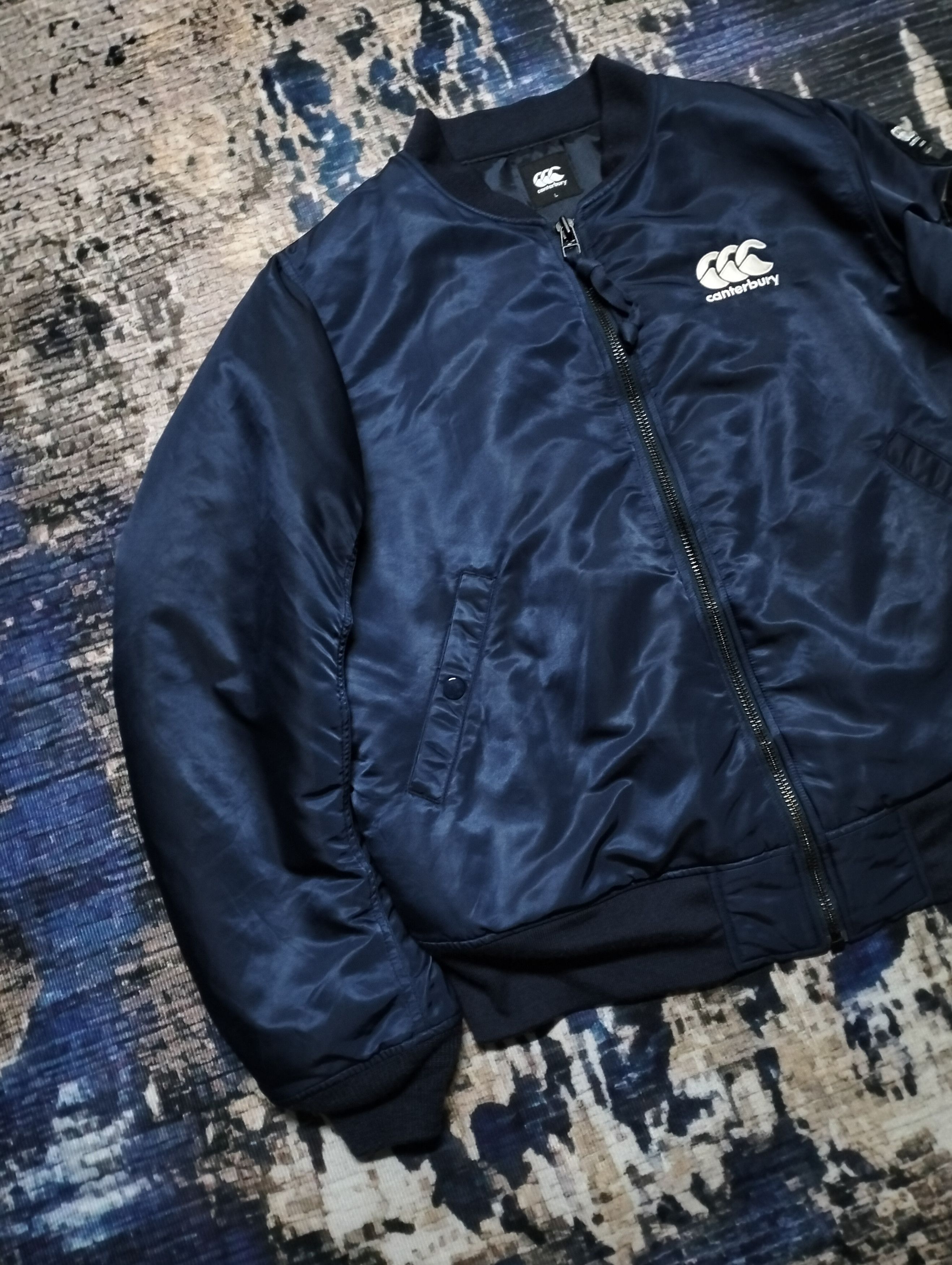 Canterbury of New Zealand Canterbury Ma-1 Bomber Jacket Embroidered Logo Size US L / EU 52-54 / 3 - 10 Thumbnail