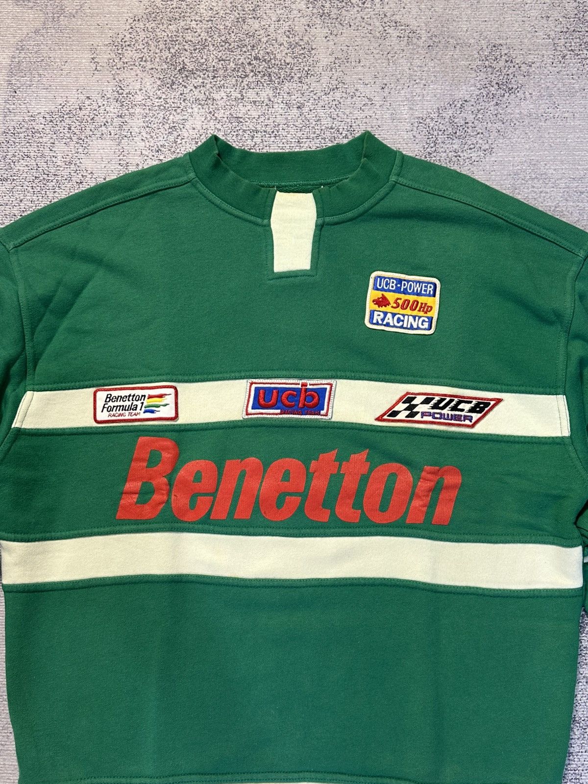 Benetton Rare Vintage 80s Benetton Crewneck Rugby Shirts Size US M / EU 48-50 / 2 - 3 Thumbnail