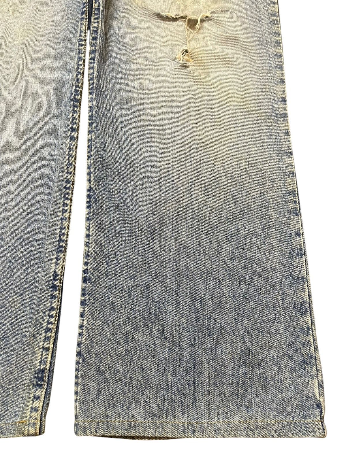 Armani Exchange Vintage Armani Exchange Faded Wash Distress Baggy Jeans Size US 36 / EU 52 - 8 Thumbnail