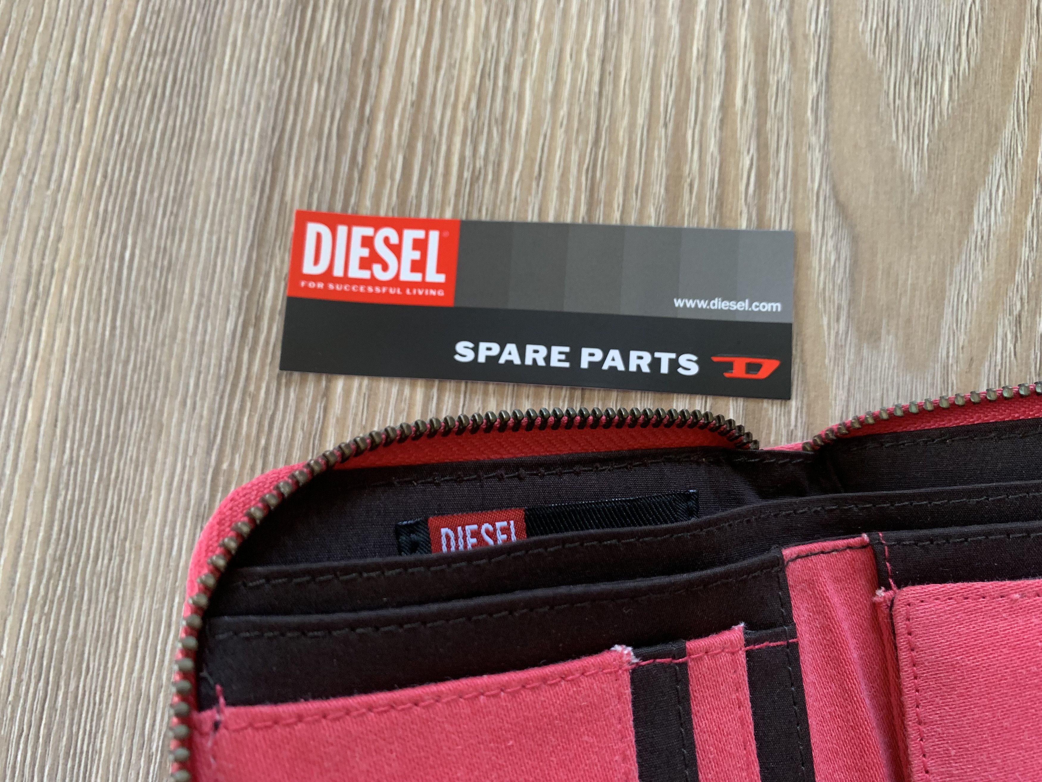 Diesel Rare Diesel Womens Vintage Pink Wallet Size ONE SIZE - 8 Thumbnail
