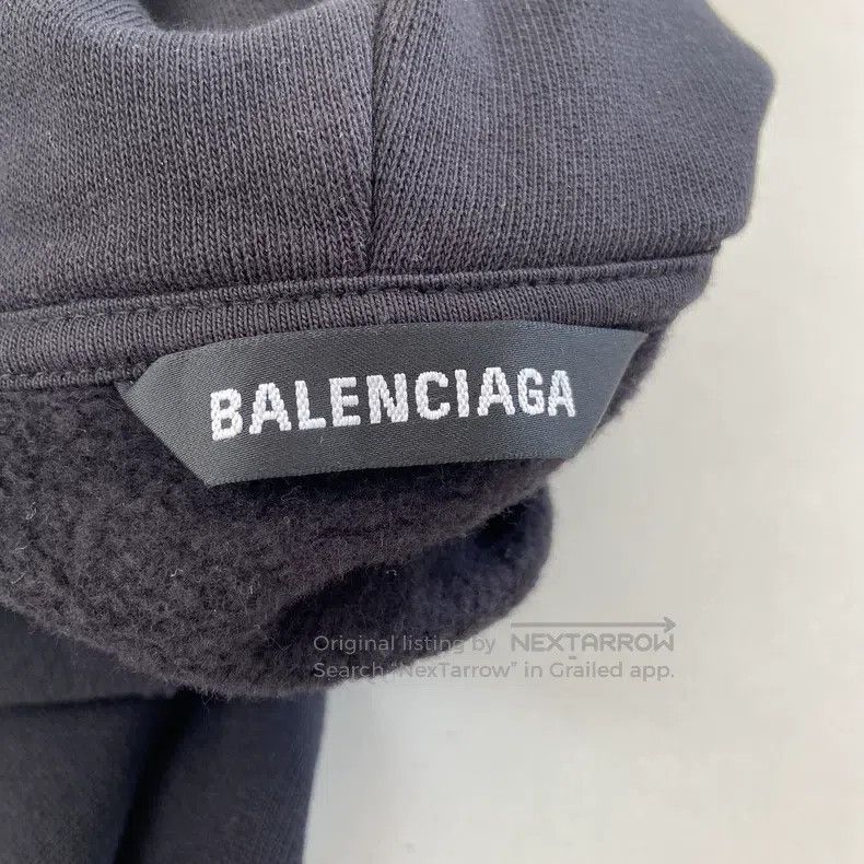 Balenciaga Balenciaga Black Letter Hooded Sweatshirt Size US M / EU 48-50 / 2 - 6 Thumbnail