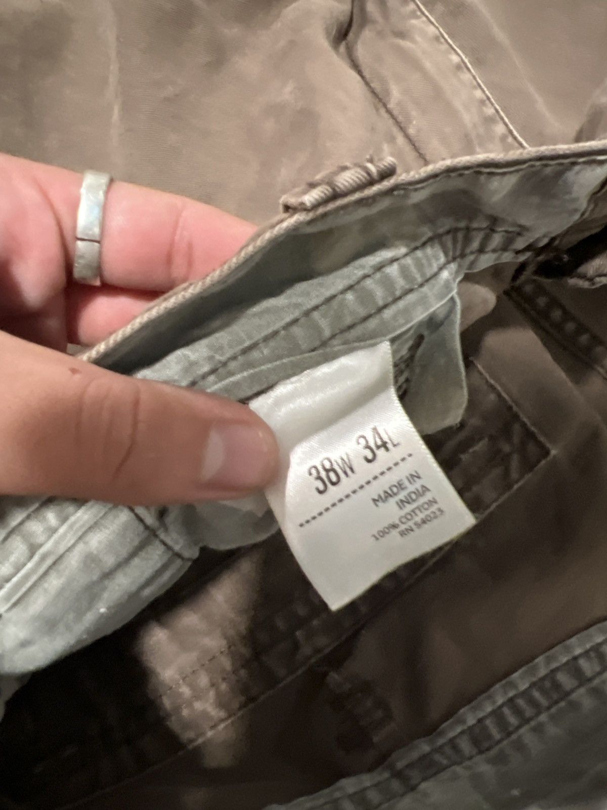 Old Navy × Vintage Y2K Style Old Navy Baggy Cargo Pants Size 38 x 34 Size US 38 / EU 54 - 4 Thumbnail