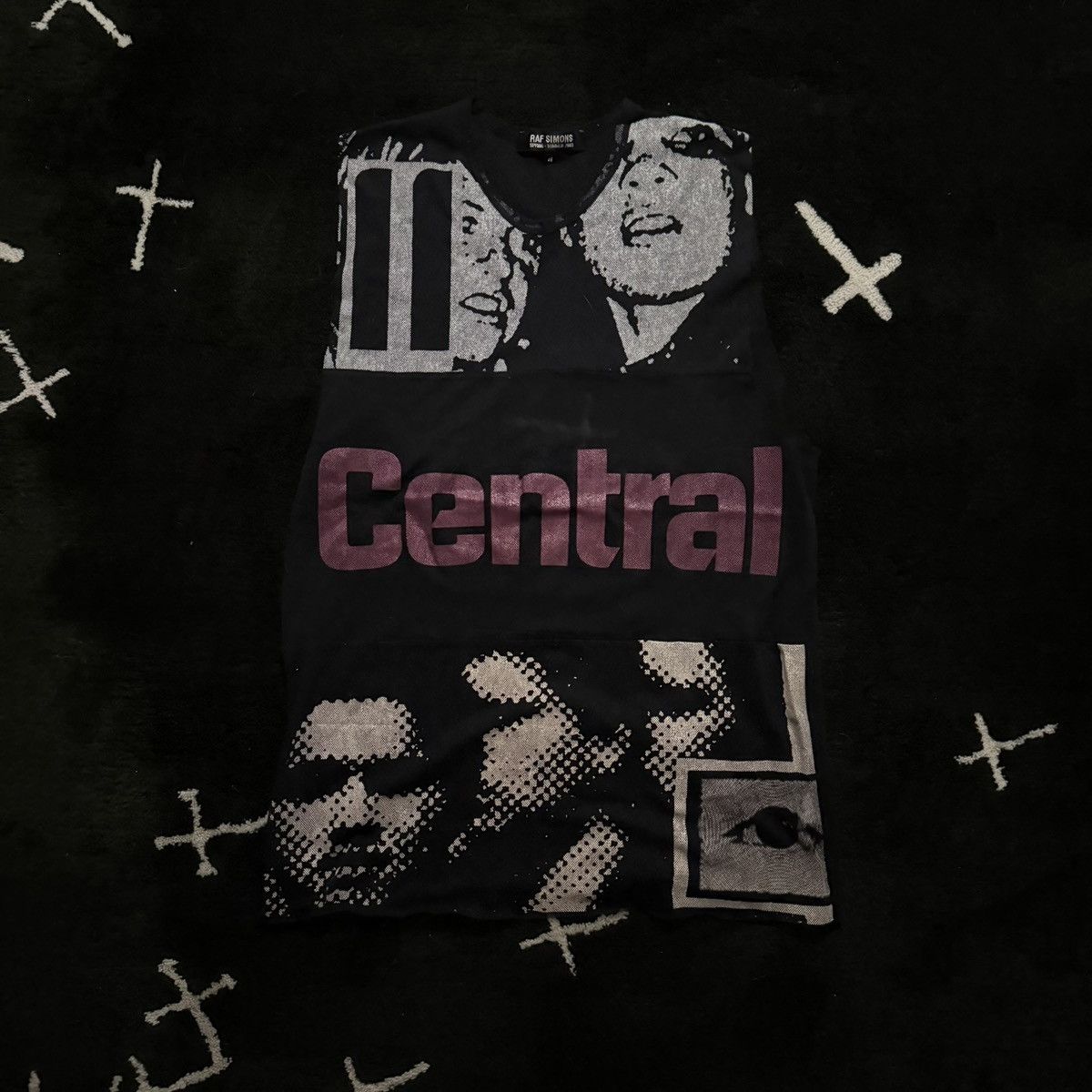 Raf Simons SS03 - "Central" Mesh Tank Top Size US S / EU 44-46 / 1 - 1 Thumbnail