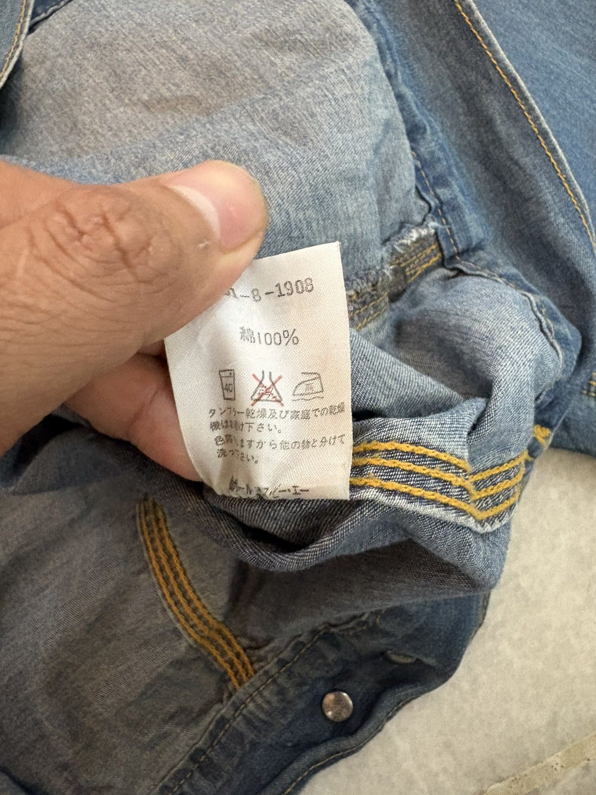 Japanese Brand 90s Ball Denim Jacket Size US M / EU 48-50 / 2 - 17 Thumbnail