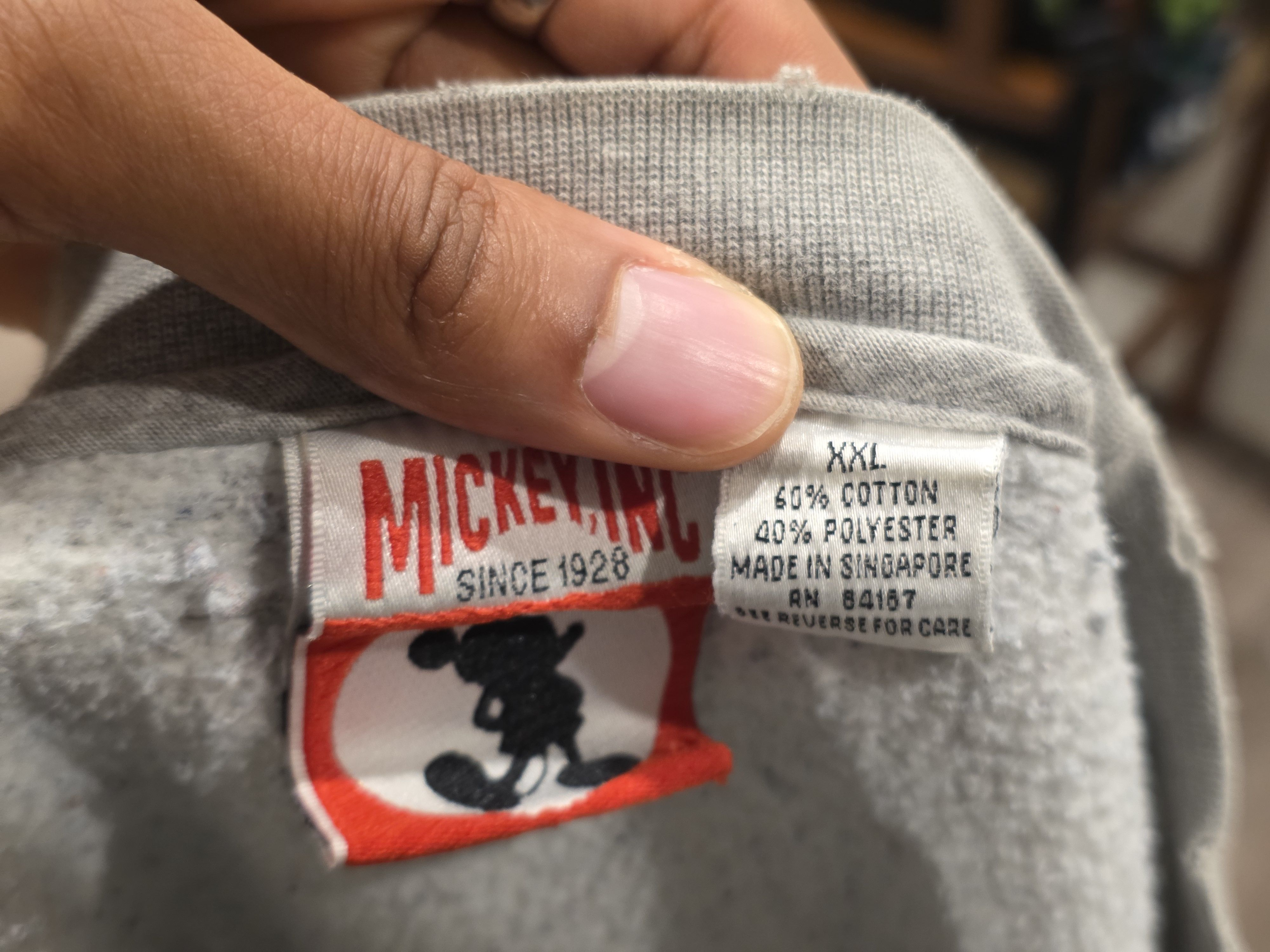 Disney Mickey Mouse Crew Crewneck Size US XXL / EU 58 / 5 - 5 Thumbnail