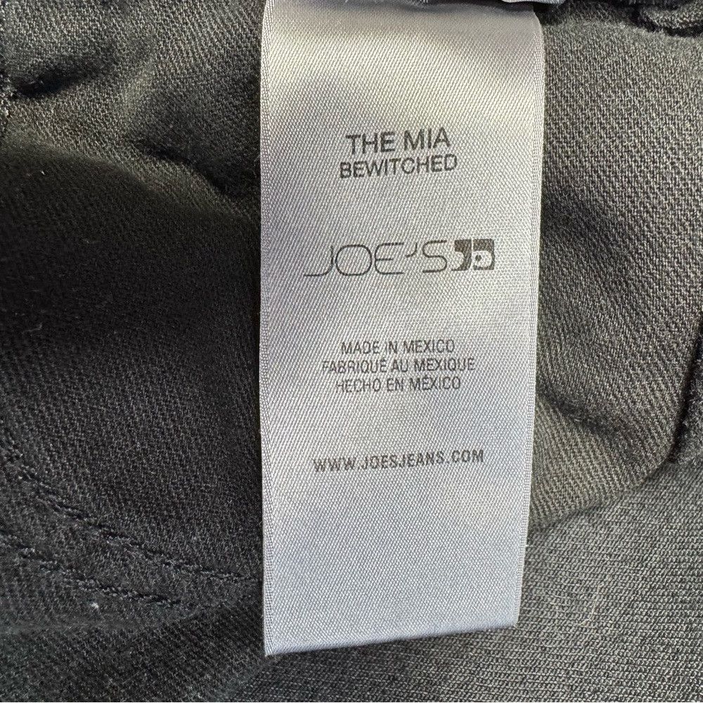 Joe's Joe's The MIA High Rise Wide Leg Black Jeans In Bewitched S Size 31" - 8 Thumbnail