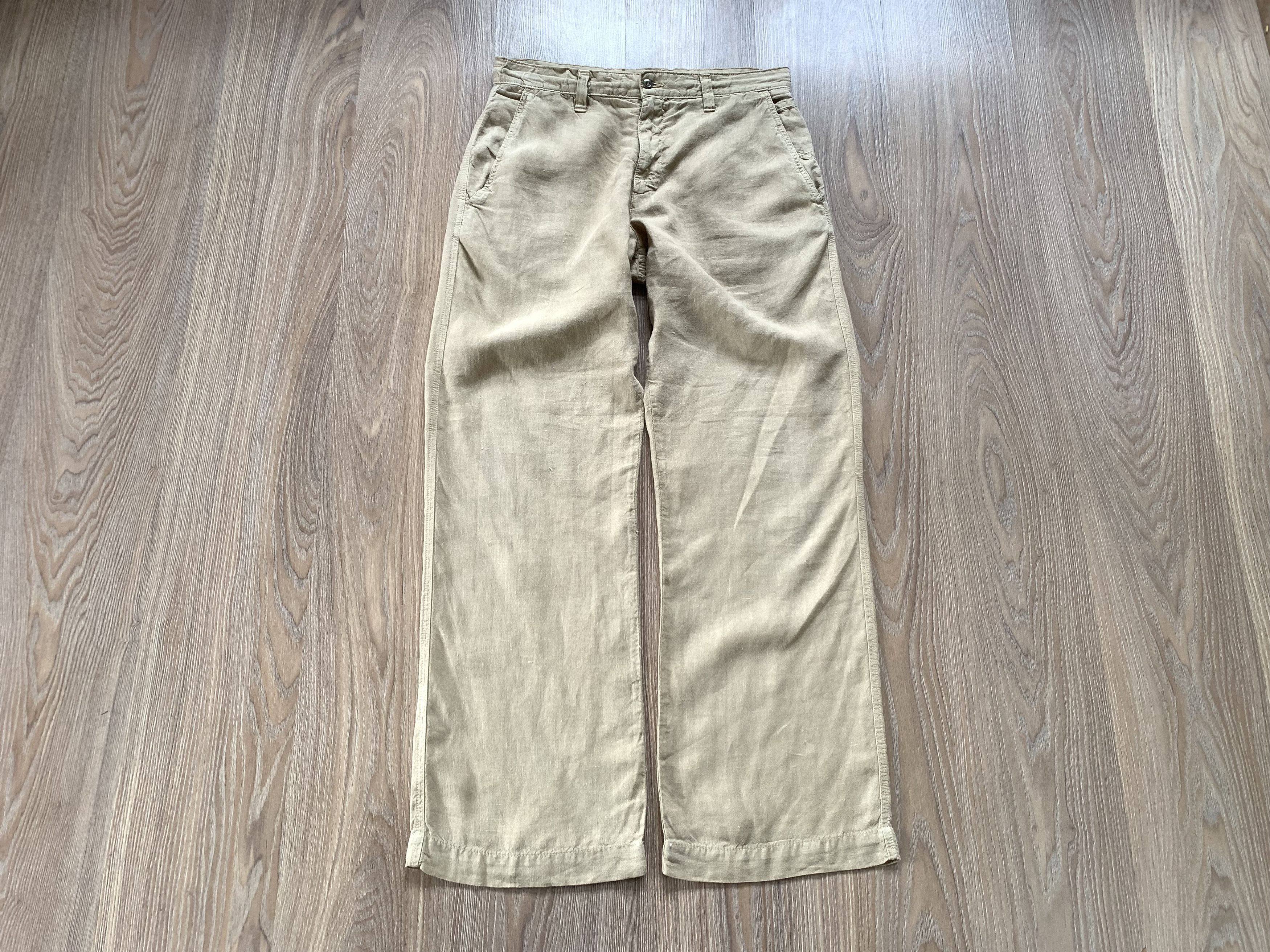 Dockers Mens Docker Beige Linen Pants Trousers Size US 32 / EU 48 - 13 Thumbnail