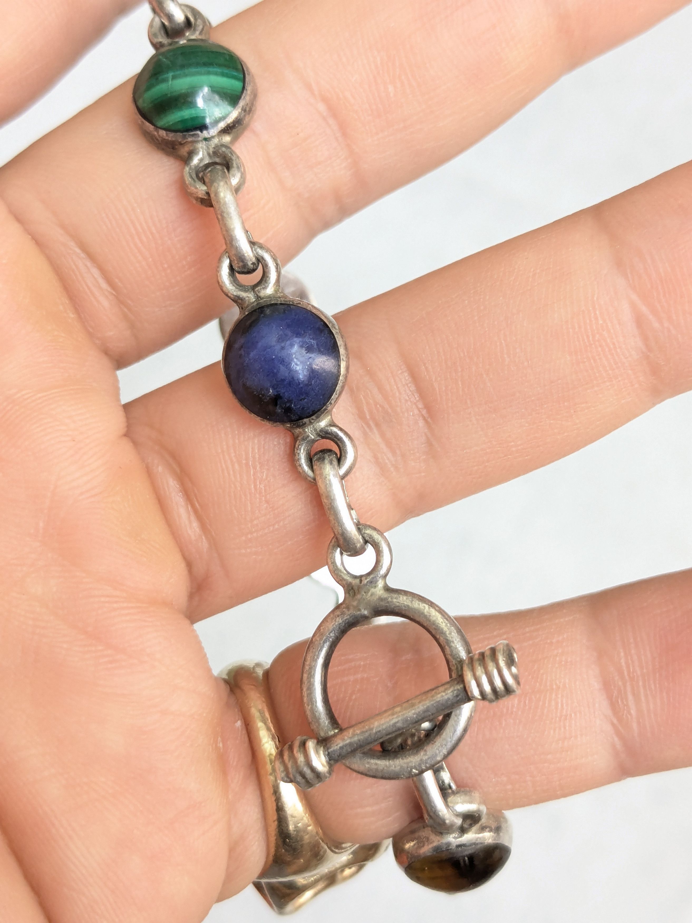 Vintage Vintage Taxco Sterling Silver Bracelet Taxco 7.25" Mexico Size ONE SIZE - 13 Thumbnail