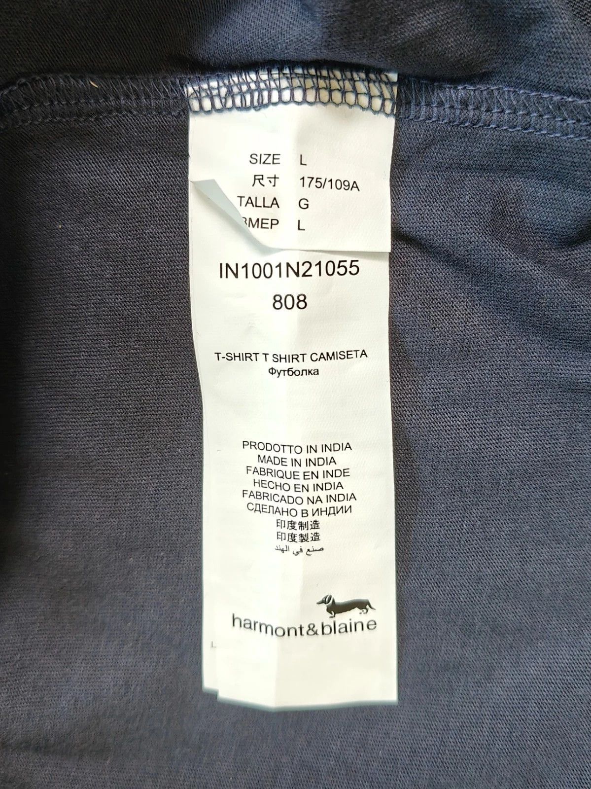 Harmont & Blaine Harmont & Blaine Shortsleeves Crew Neck ASM/2023 Size US M / EU 48-50 / 2 - 7 Thumbnail