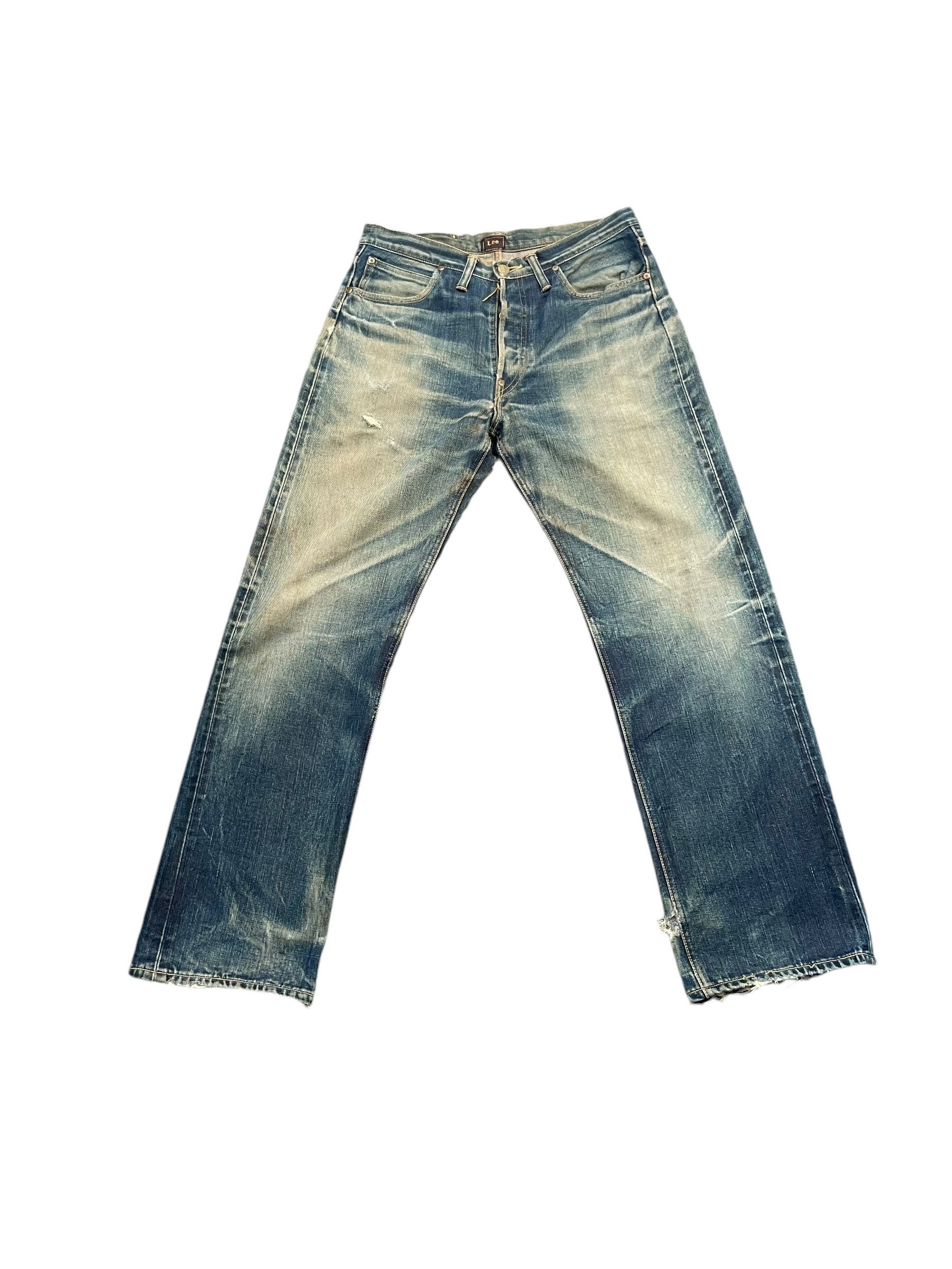 Lee Vintage Selvedge Lee Rider Distresed Denim Size US 32 / EU 48 - 4 Thumbnail