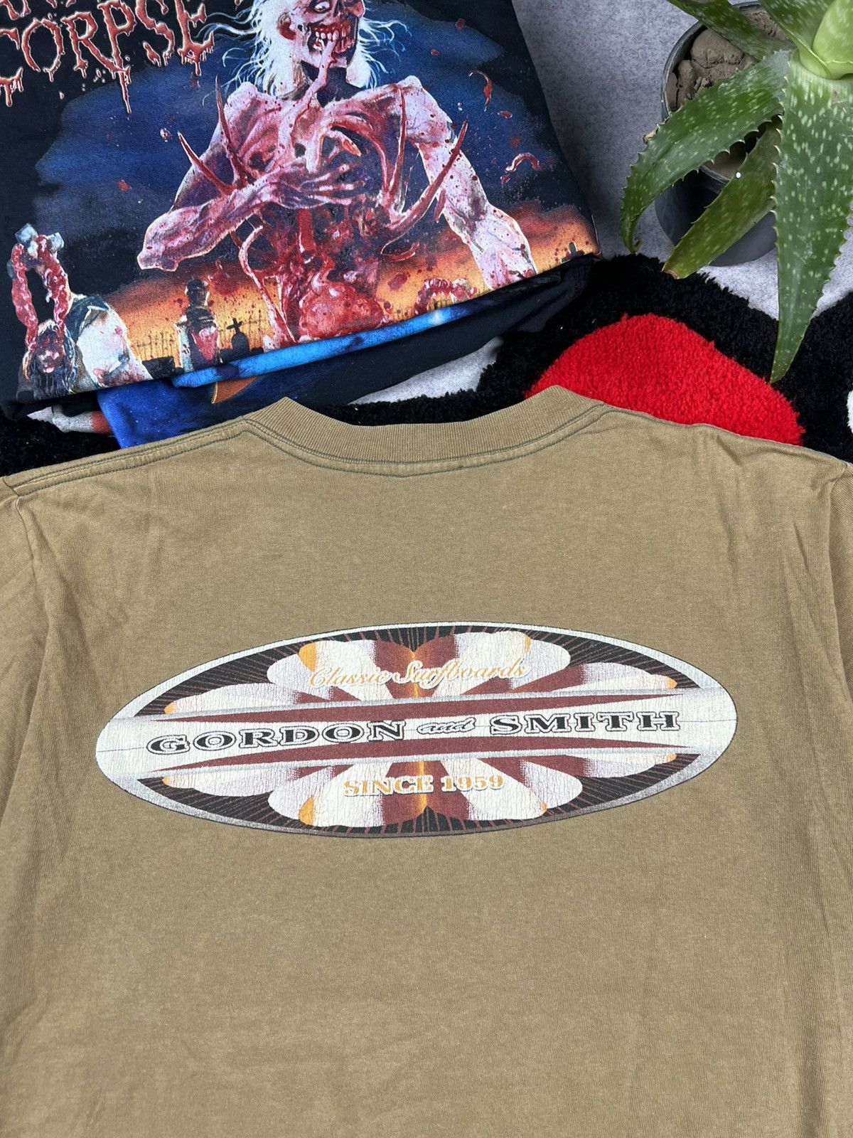Vintage Vintage Gordon&Smith Distressed Surf Single Stitch Y2K Tee Size US M / EU 48-50 / 2 - 4 Thumbnail