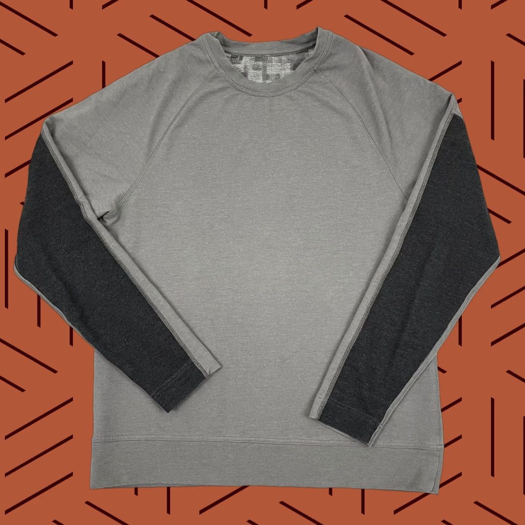 Lululemon Lululemon Sweatshirt Mens Large Gray Active Crewneck Athleisure Casual Lounge Size US L / EU 52-54 / 3 - 1 Thumbnail