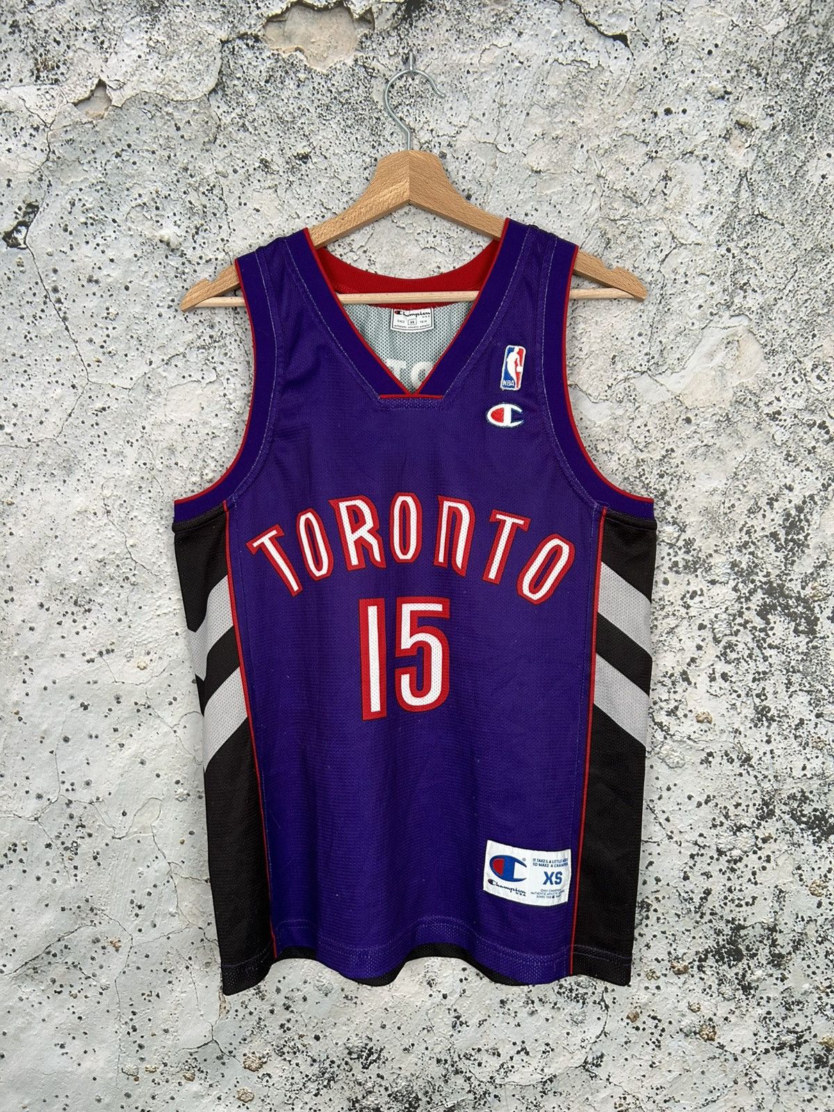 Champion Vintage Toronto Raptors Carter Champion NBA Jersey 90s Rare Size US XS / EU 42 / 0 - 1 Thumbnail