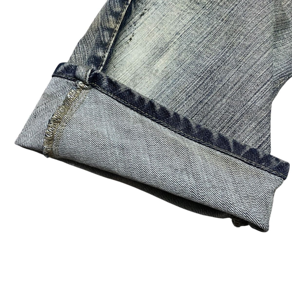 PPFM Rare‼️🔥Vintage PPFM Curved Leg Bondage Denim Pant Size US 32 / EU 48 - 13 Thumbnail