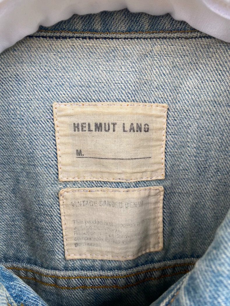 Helmut Lang HELMUT LANG size52 Sand-washed denim jacket Size US L / EU 52-54 / 3 - 3 Thumbnail