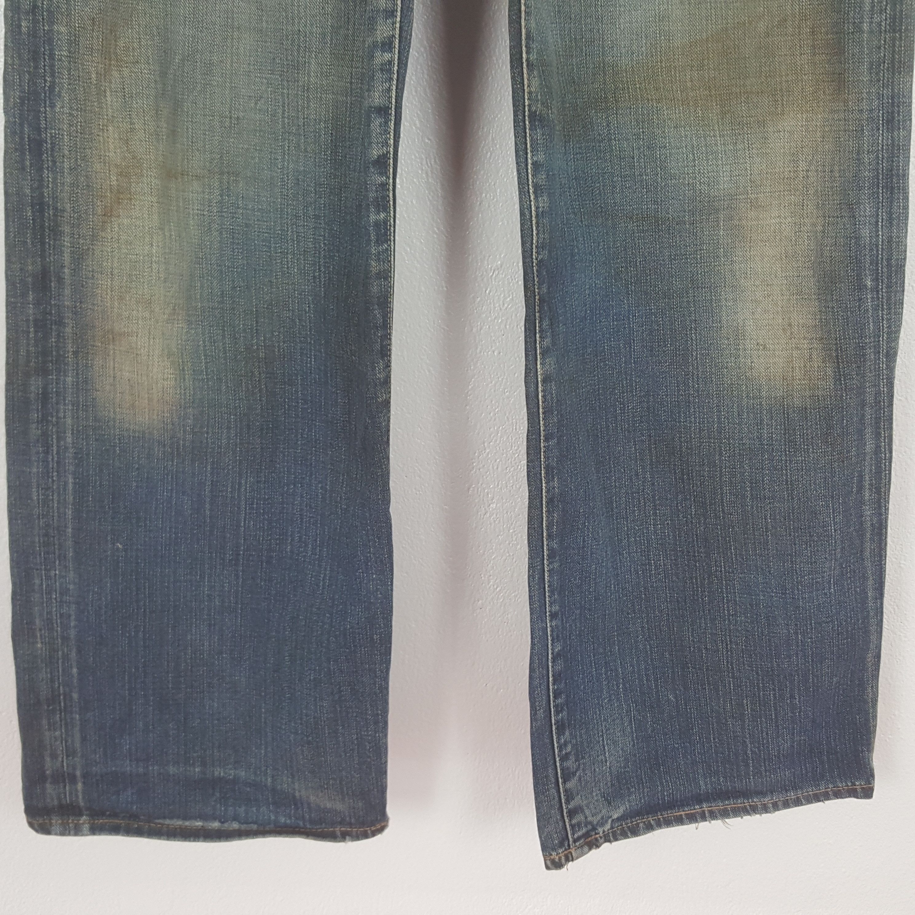 45rpm Vintage 45rpm Japanese Brand Grunge Denim Jeans C318N20 Size US 32 / EU 48 - 3 Thumbnail