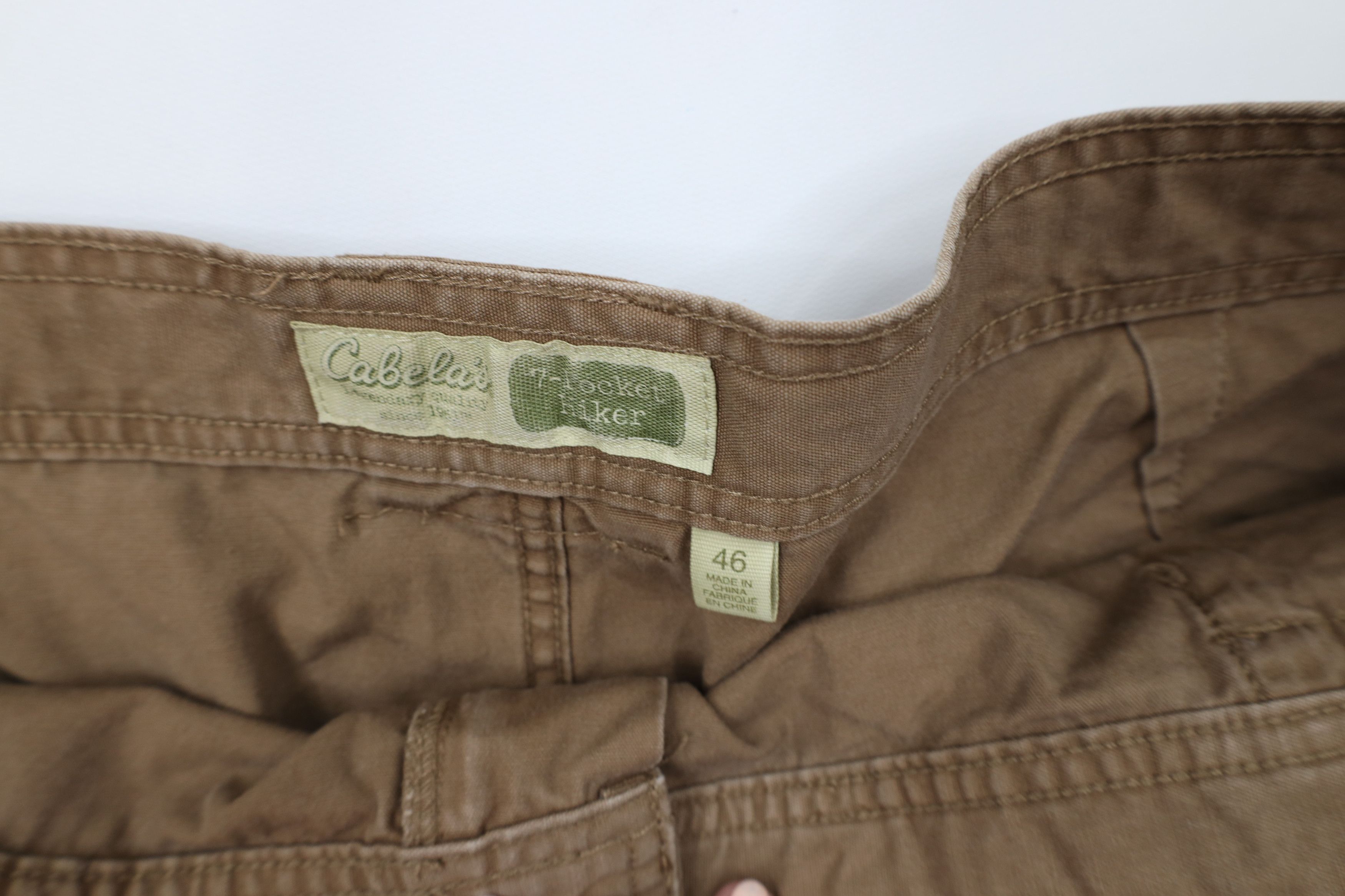 Cabelas Vintage Cabelas Knee Canvas Hiking Trekking Shorts Brown Size US 44 / EU 60 - 7 Thumbnail