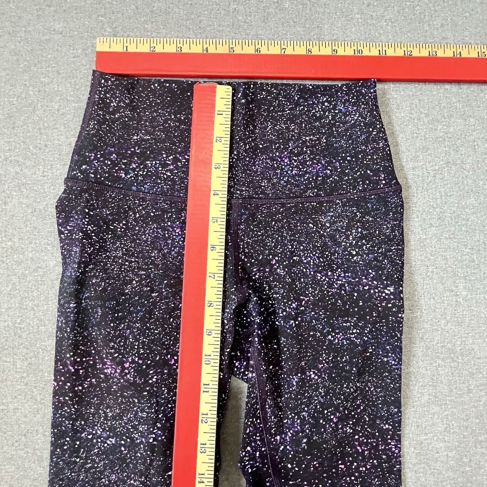Lululemon Lululemon wunder under Speckled Galaxy Print Size 4 EUC Size 27" / US 4 / IT 40 - 4 Thumbnail