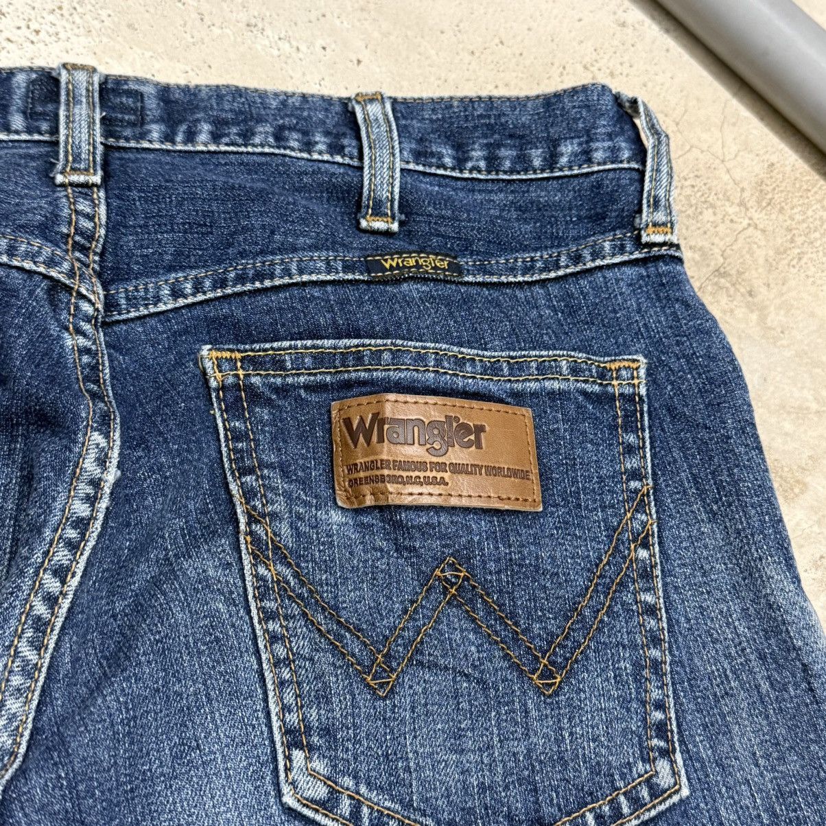 Wrangler Wrangler Patch Repaired YKK 45 Denim Pants Size US 30 / EU 46 - 12 Thumbnail