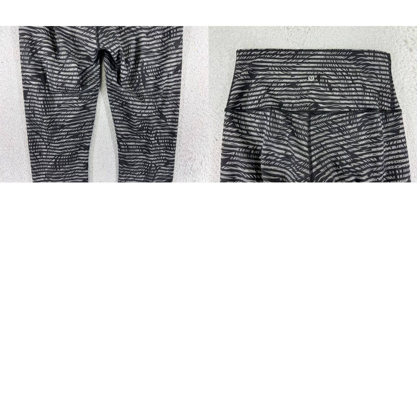 Lululemon Lululemon Pants Womens Wunder Under Crop II Full-On Luon 4 Black Gray W6C45S Size 27" / US 4 / IT 40 - 9 Thumbnail