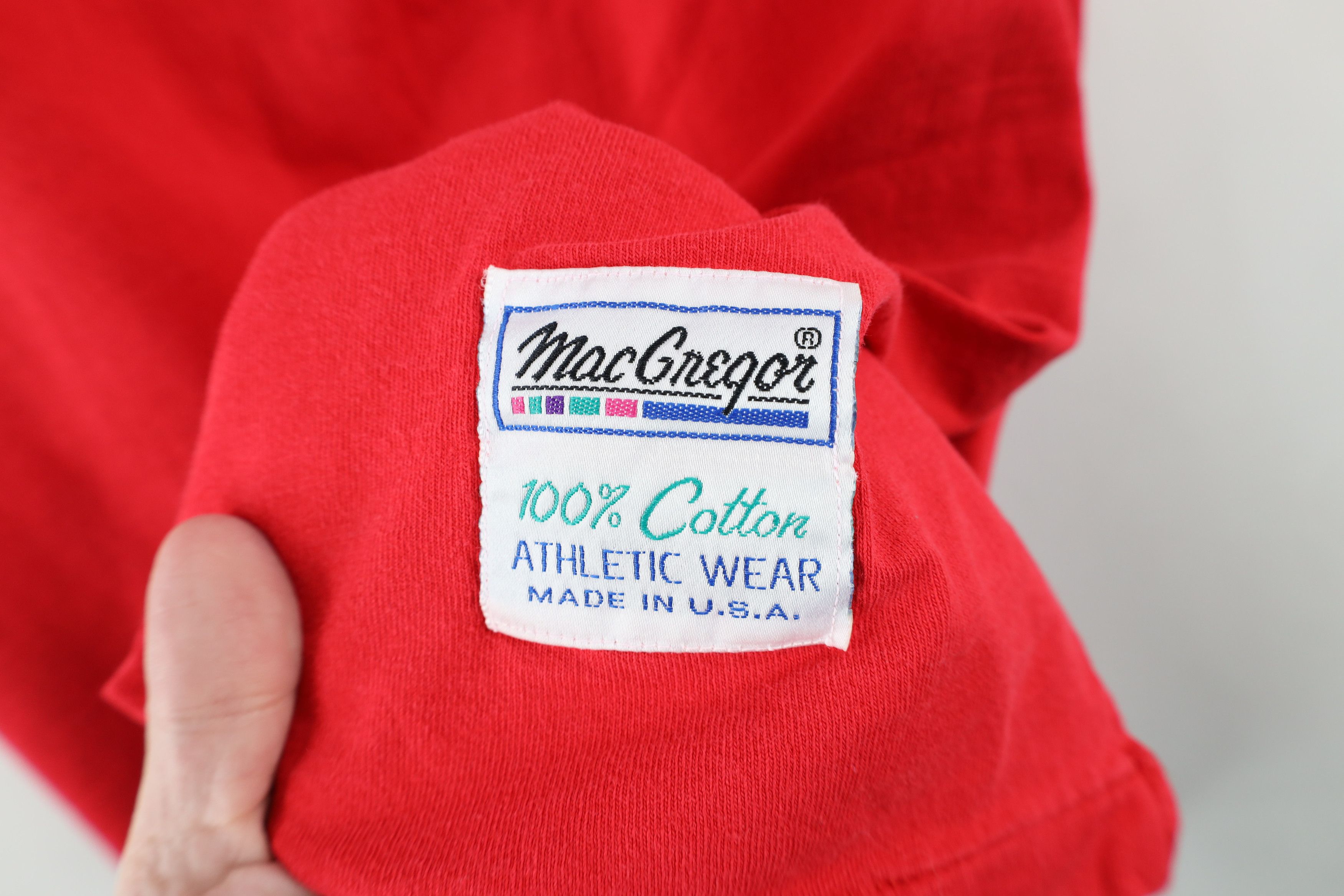Vintage Vintage 90s Streetwear Blank Tank Top T-Shirt Cotton Red USA Size US XL / EU 56 / 4 - 4 Thumbnail