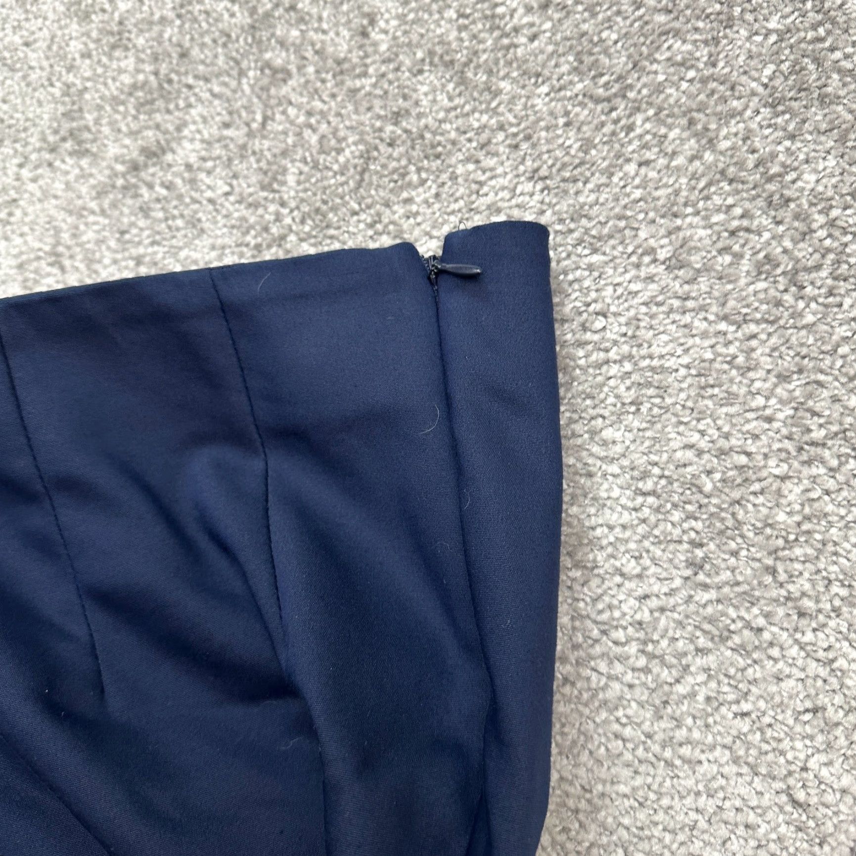 Chaps Chaps Pants Womens 16 Navy Blue Cropped Straight Leg Work Casual 36x21 Zip Front Condition: Good Size 38" / US 16 / IT 52 - 4 Thumbnail