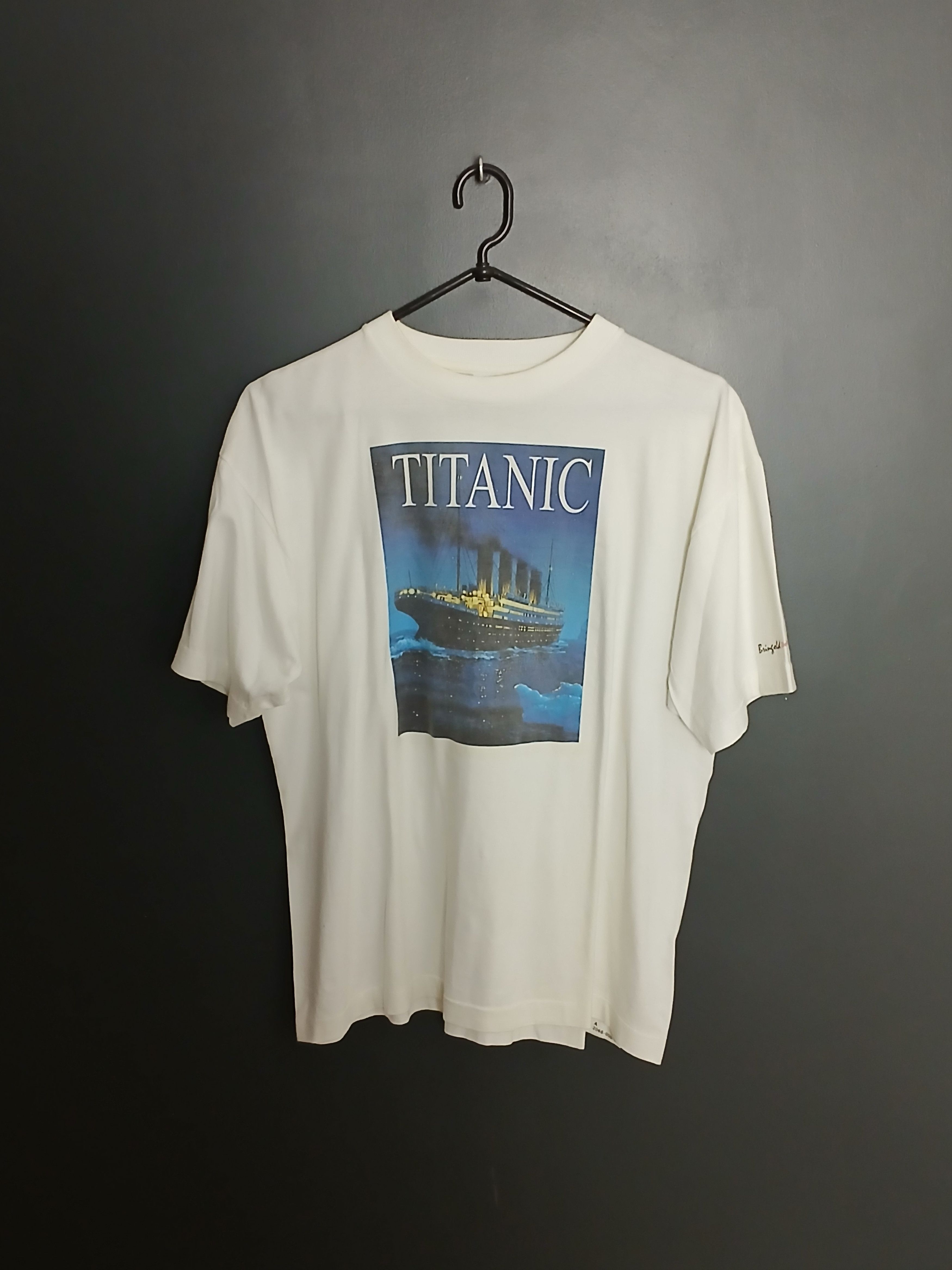 Vintage Vintage Titanic Leonardo DiCario Single Stitch T-Shirt Size US S / EU 44-46 / 1 - 1 Thumbnail