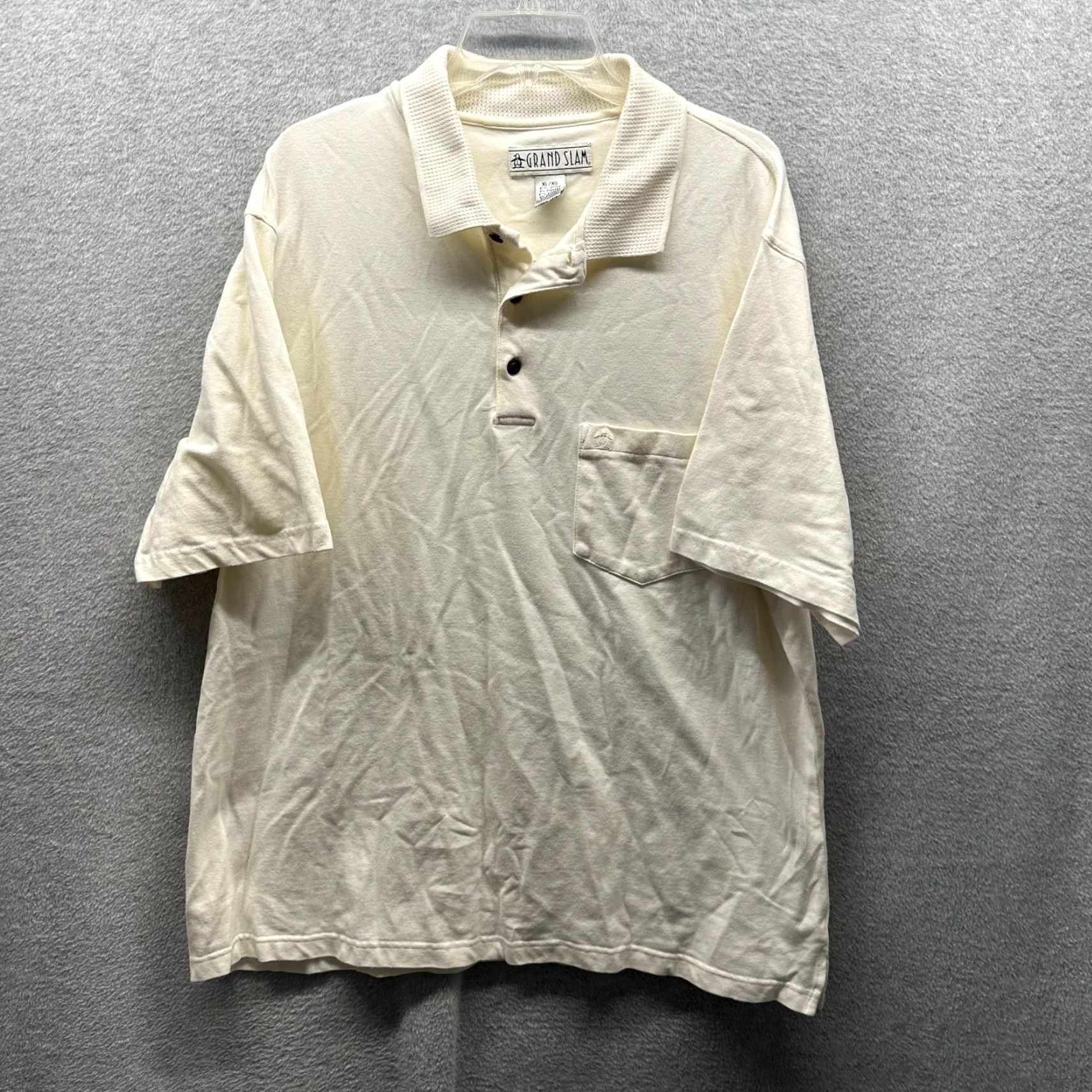 Vintage VINTAGE Penguin Polo Shirt Adult XL White Polo Shirt Mens 90s Size US XL / EU 56 / 4 - 2 Thumbnail