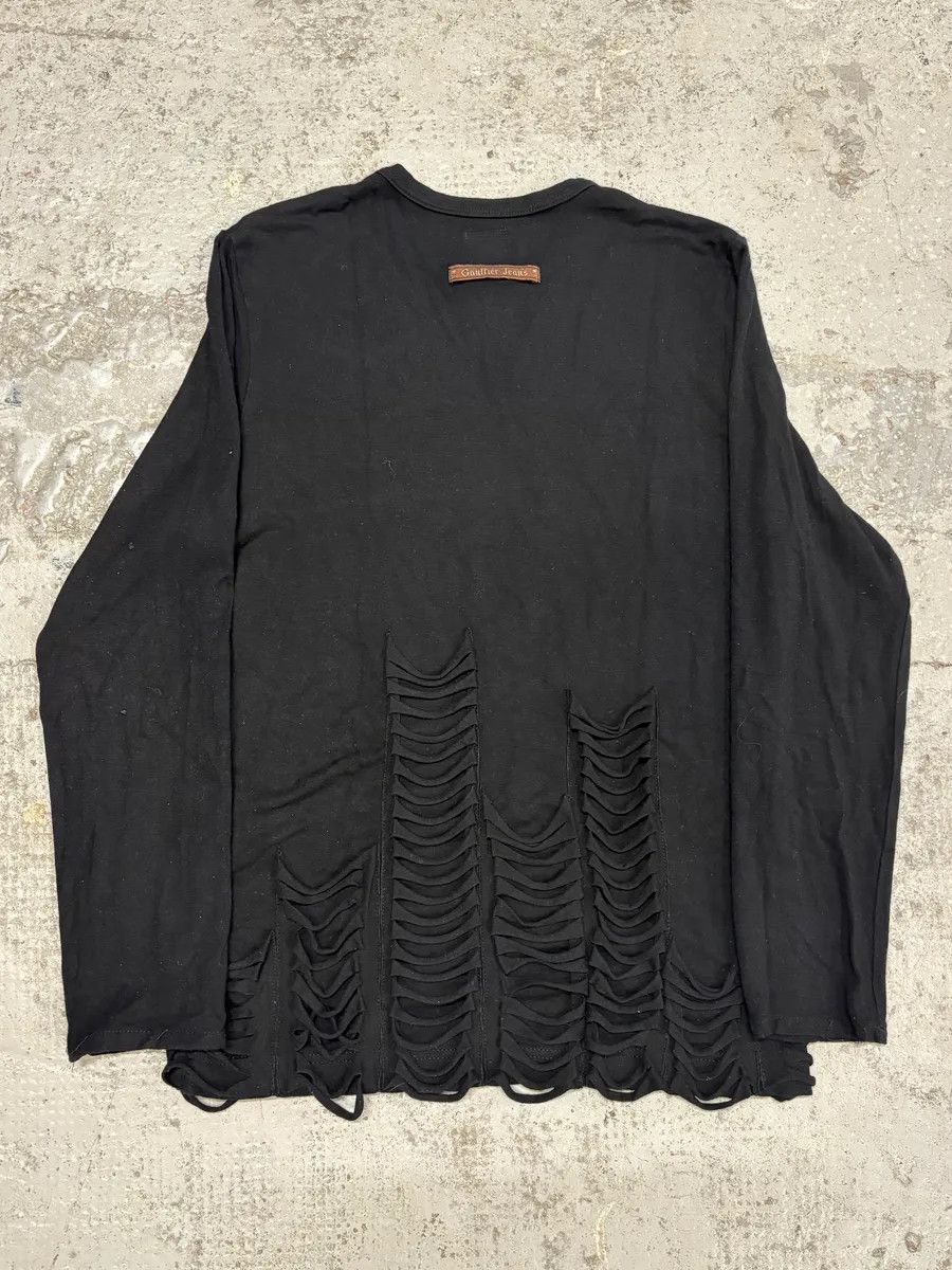 Jean Paul Gaultier 1990s Jean Paul Gaultier Black Obscure Extra Longsleeves Size S / US 4 / IT 40 - 6 Thumbnail