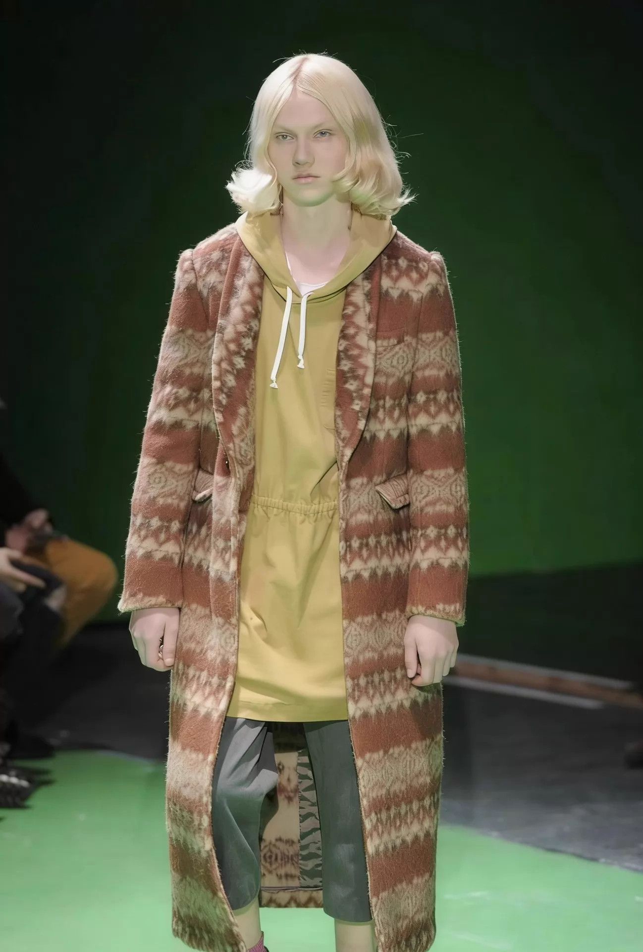 Comme des Garcons COMME des GARCONS 2013AW Runway Alpaca & Raffia Coat XS Size US XS / EU 42 / 0 - 2 Thumbnail