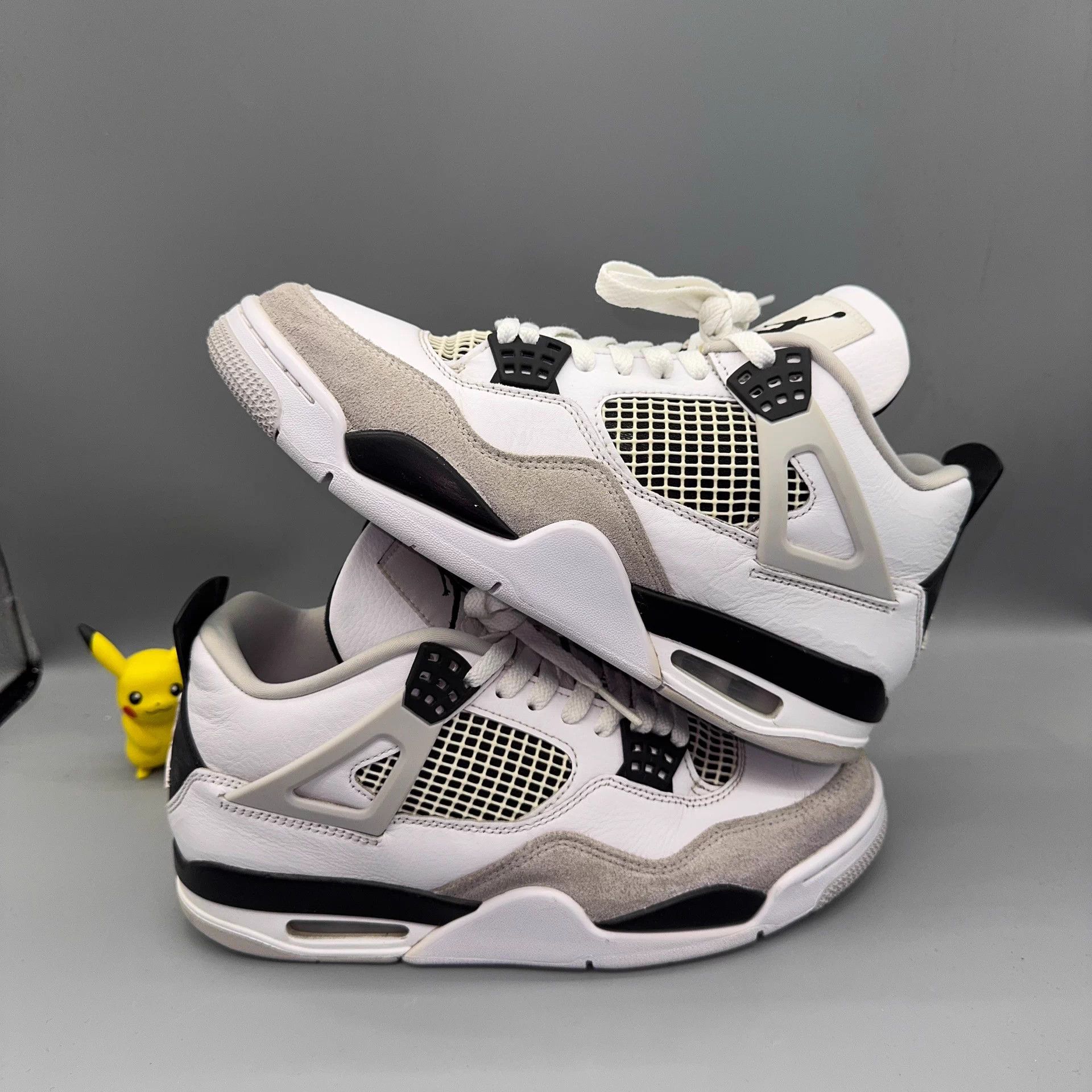 Nike Jordan AJ4 White Cement 42 Size US 9 / EU 42 - 6 Thumbnail