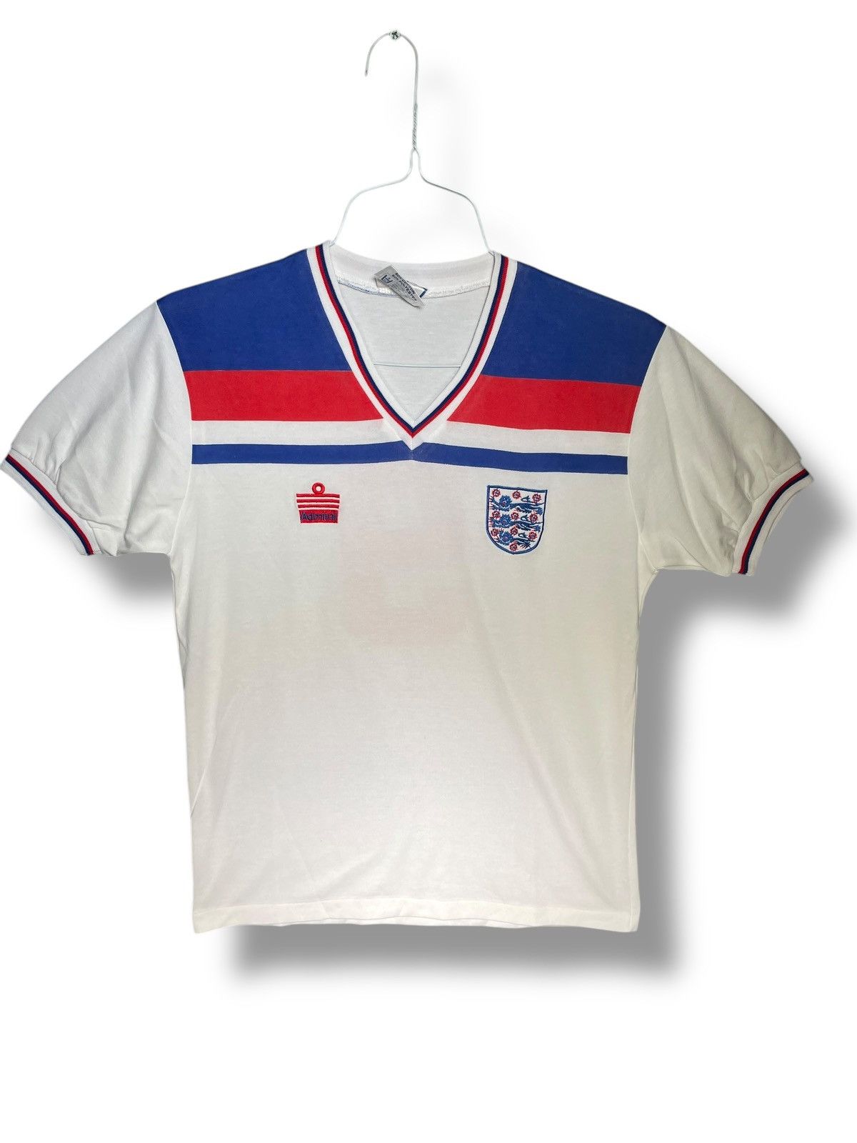 Vintage Vintage 80-83 England Football Home Shirt Size US S / EU 44-46 / 1 - 1 Thumbnail