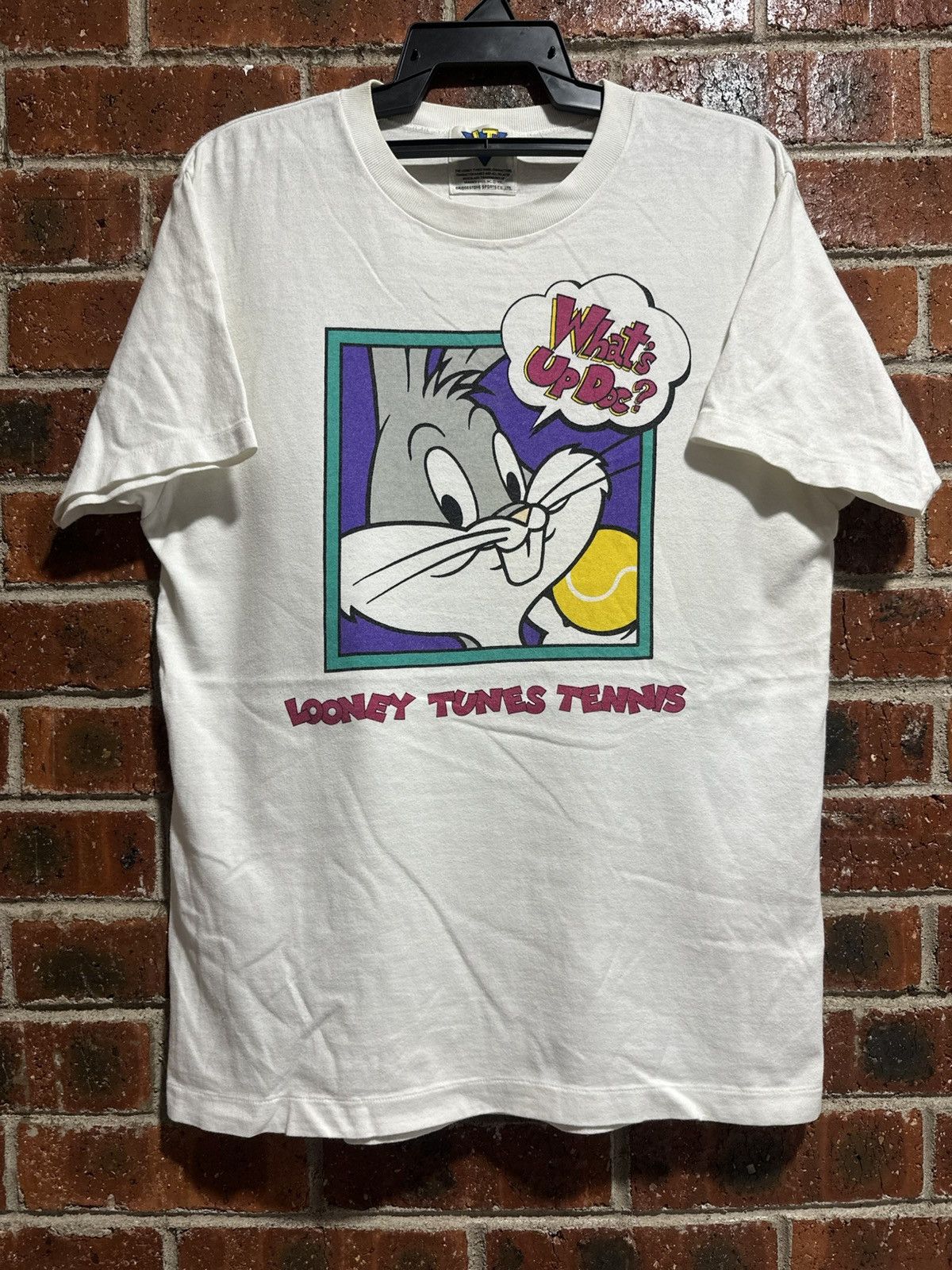 Warner Bros Thrashed Vintage Looney Tunes Tennis Faded Tee Size US L / EU 52-54 / 3 - 1 Thumbnail