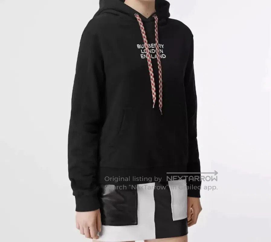 Burberry Burberry Black Cotton Women's Hoodie. Size XS / US 0-2 / IT 36-38 - 7 Thumbnail