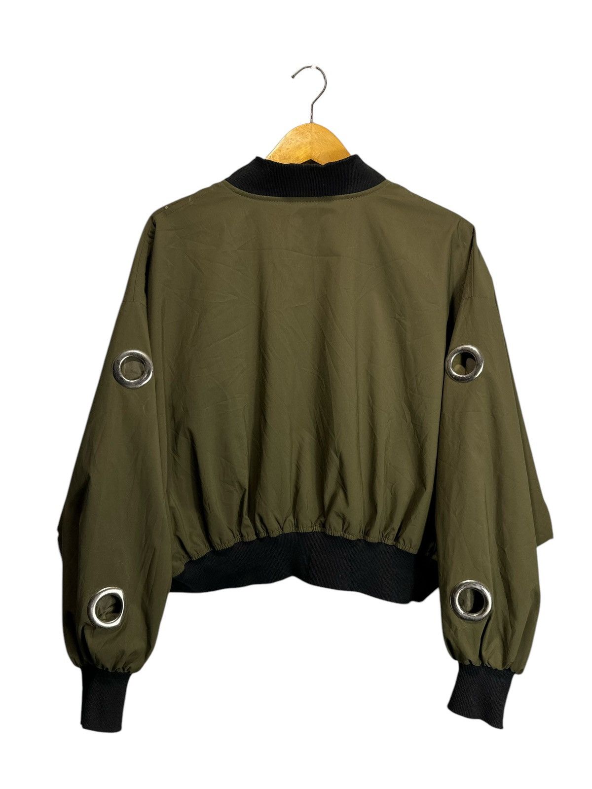 If Six Was Nine PAPAYA CROPPED BOMBER JACKET STUDDED IFSIXWASNINE LGB STYLE Size US XL / EU 56 / 4 - 7 Thumbnail