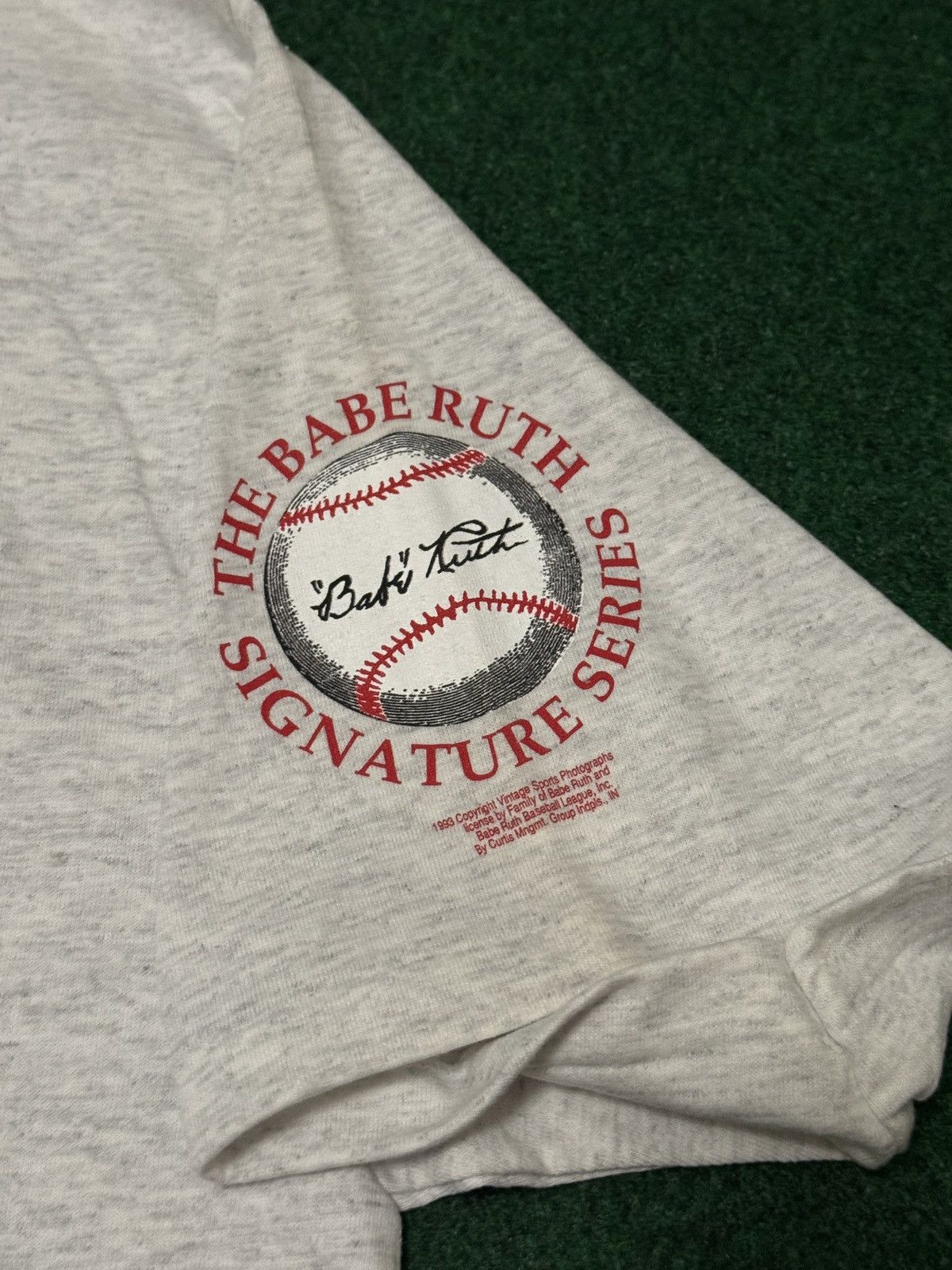 Vintage 90s Babe Ruth Lou Gehrig Vintage Baseball XL T Shirt Size US XL / EU 56 / 4 - 6 Thumbnail