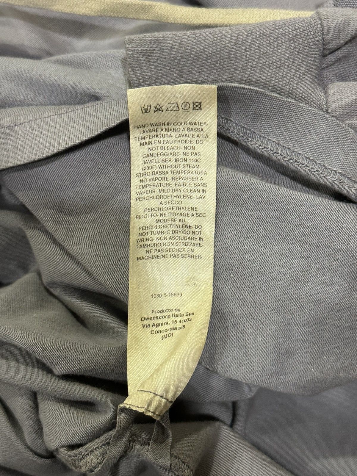 Rick Owens Rick Owens DRKSHDW Stone/Blue Purple Layered Hustler Hoodie Size US L / EU 52-54 / 3 - 13 Thumbnail