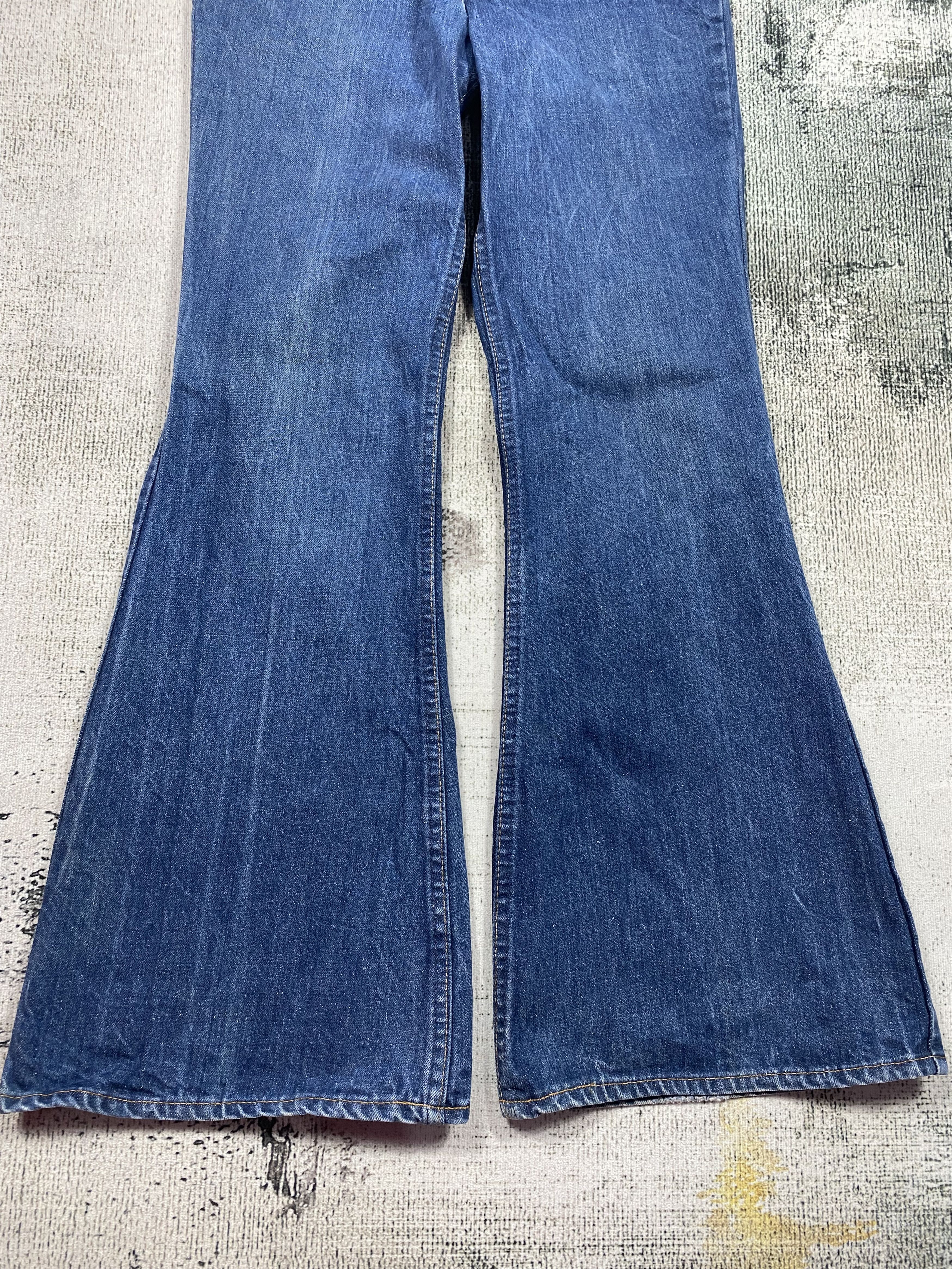 Levi's SICKS💥 684 Jeans Flare Bell Bottom Orange Tab #8 TALON 42 Size US 30 / EU 46 - 5 Thumbnail