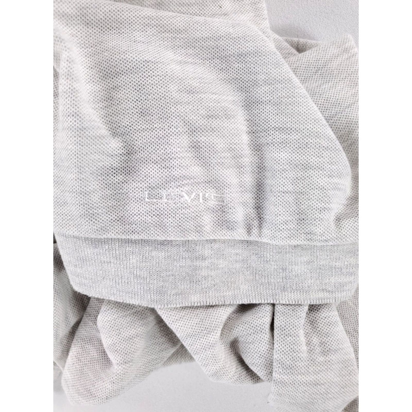 Levi's VINTAGE Levi's Polo Shirt Men's L White Gray Short Sleeve 90s Shirt Size US L / EU 52-54 / 3 - 7 Thumbnail