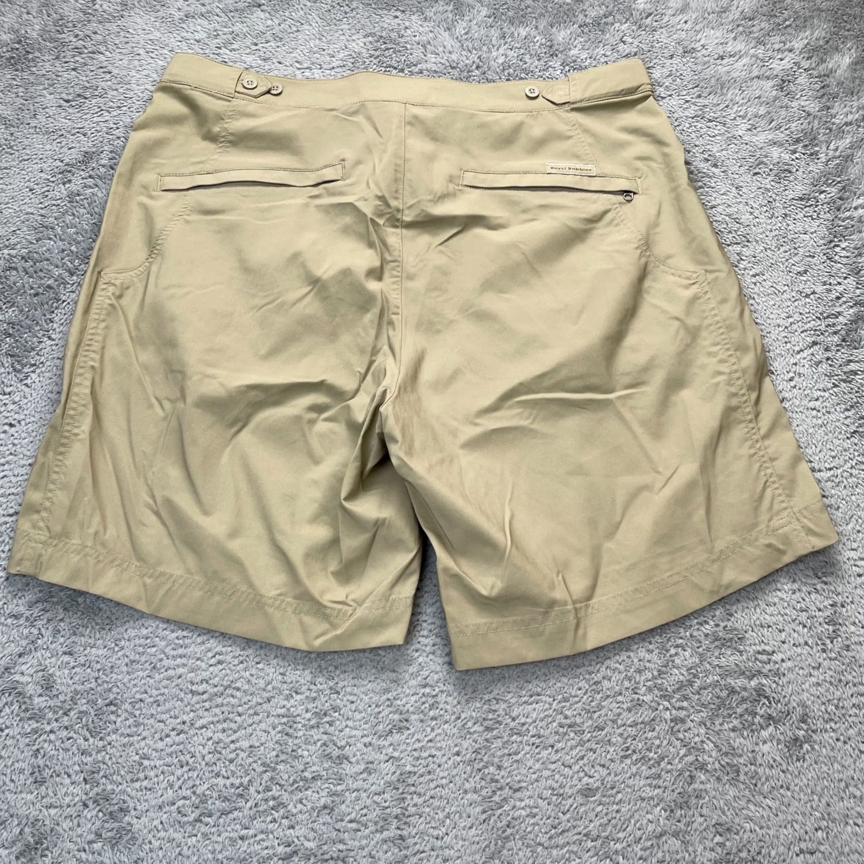 Royal Robbins VINTAGE Royal Robbins Shorts Womens 14 Beige Nylon Stretch Logo Fishing Hiking Walking Size 24" / US 00 / IT 34 - 4 Thumbnail